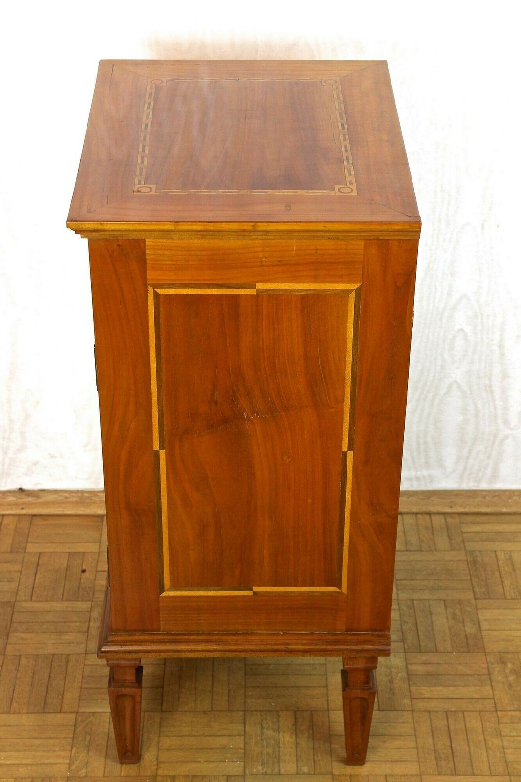 photo furniture 19th Century Cherrywood Pillar Cabinet, Austria Ca. 1800