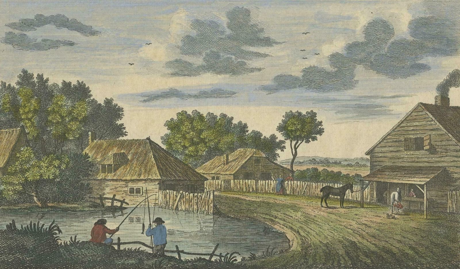 Antique Print Of Lewisham In Kent, England, 1770 photo Art