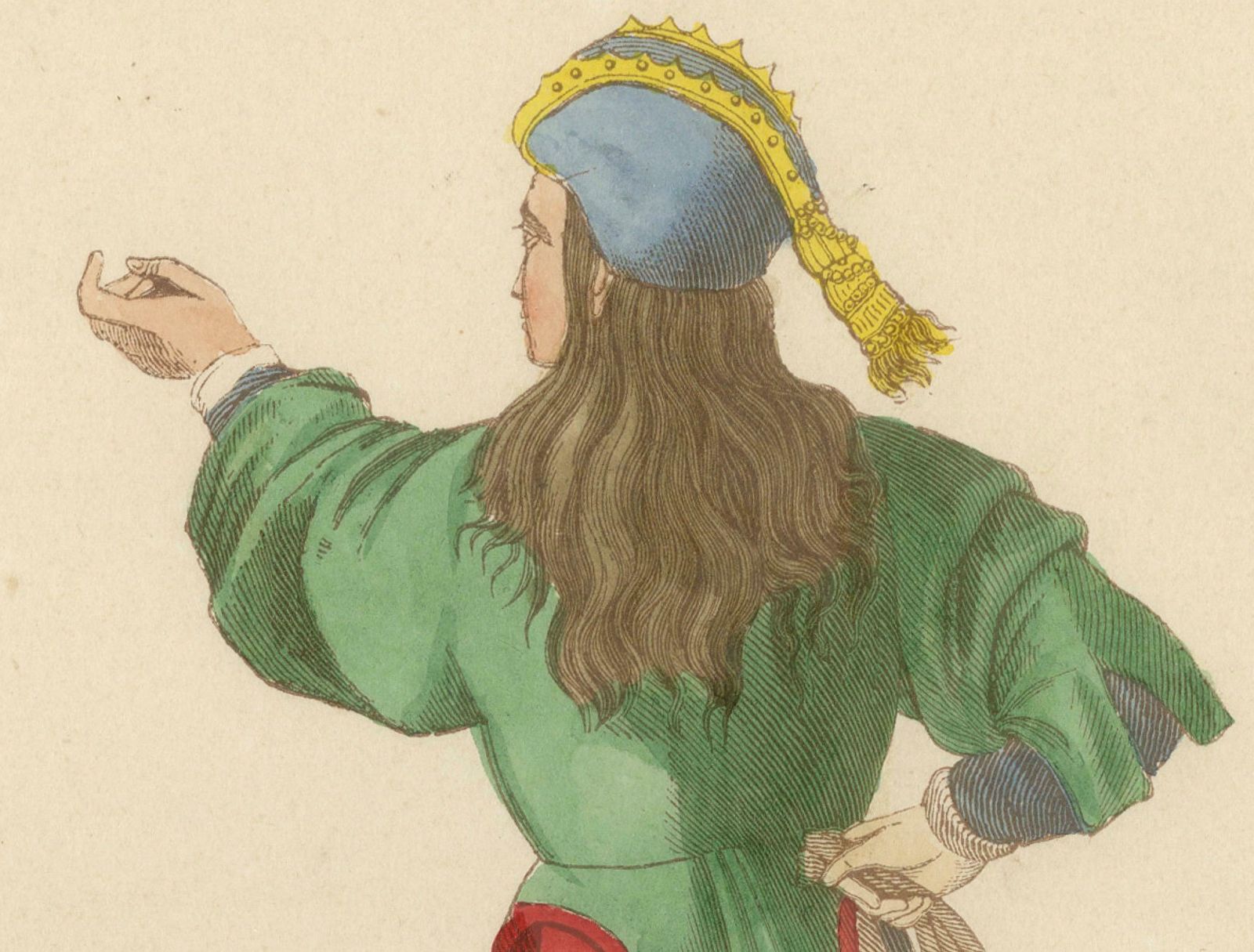 Youthful Extravagance: A Member Of The Venetian Calza, 1847 photo Art
