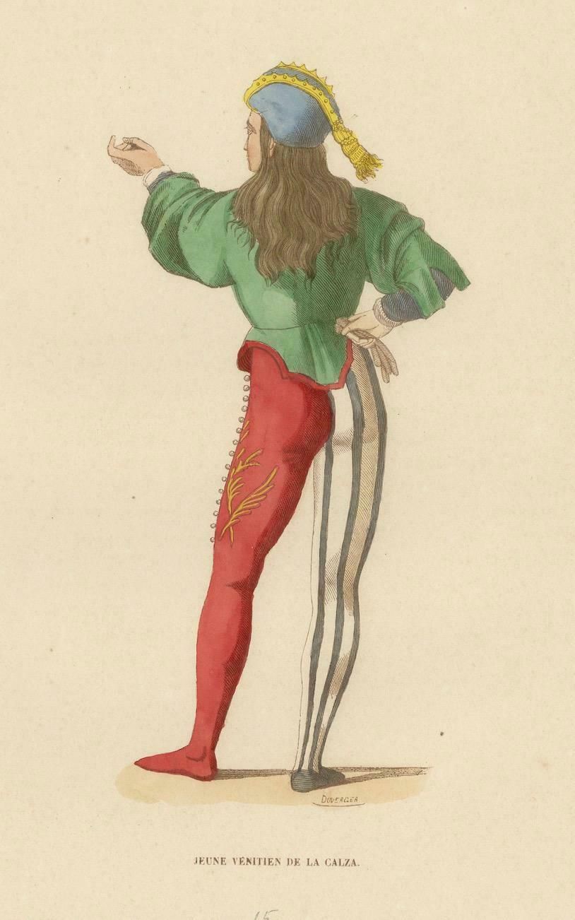 Youthful Extravagance: A Member Of The Venetian Calza, 1847 photo 172.0