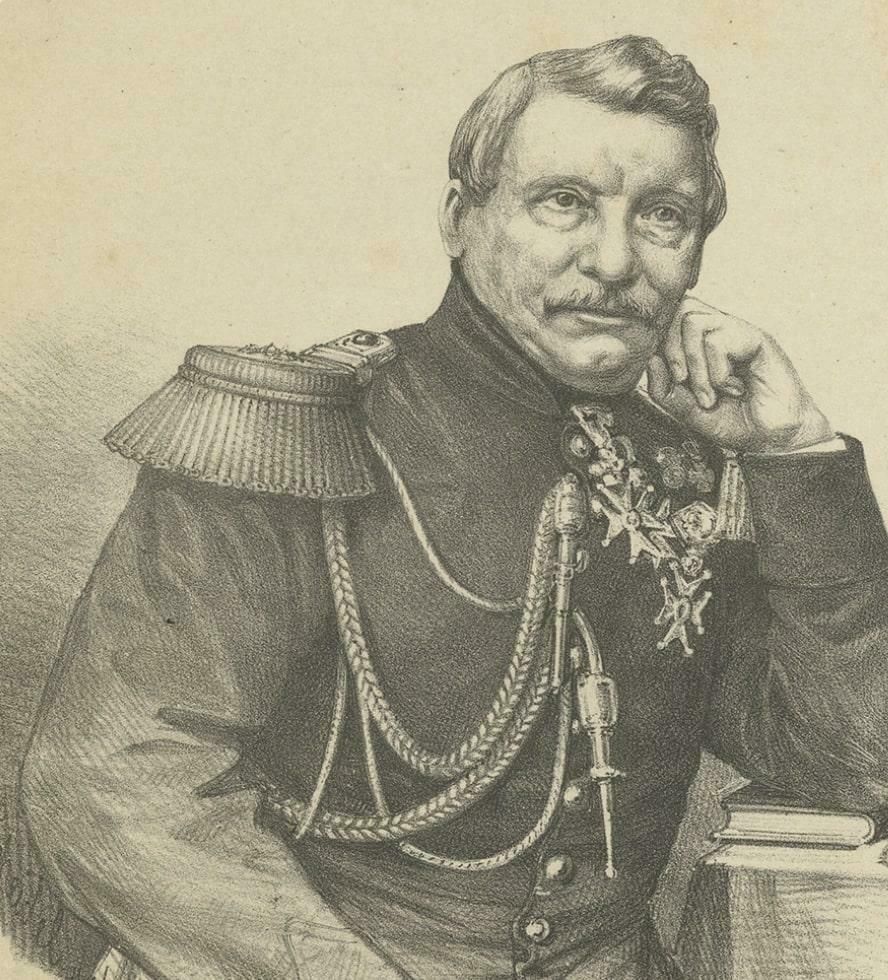 Antique Portrait Of A Dutch Officer Named Jan Van Swieten 1874 photo for sale
