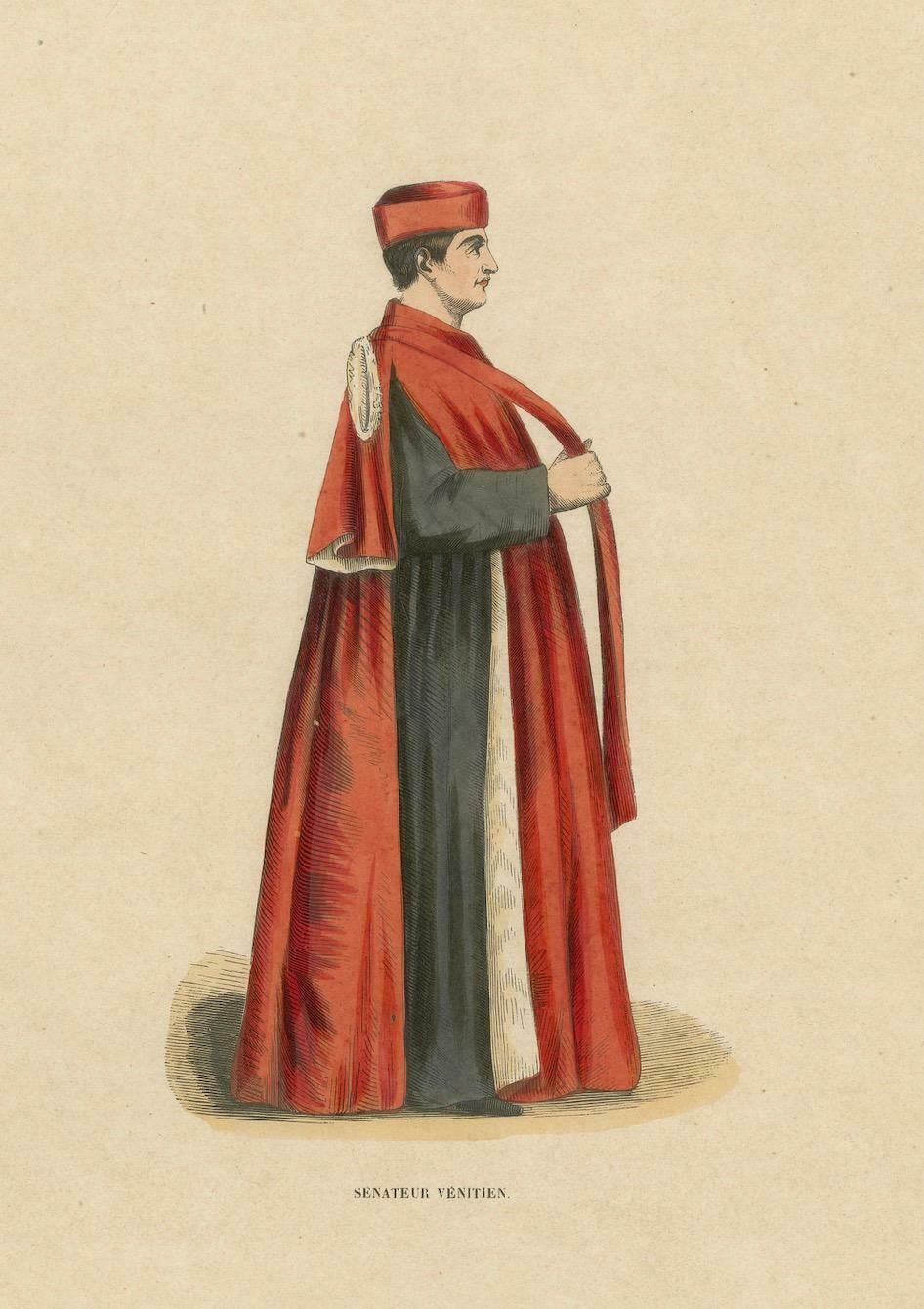 In Council And Commerce: A Venetian Senator In Robes Of Office, 1847 photo 172.0