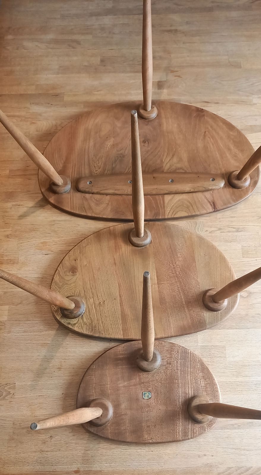photo furniture Now Sold** Vintage Ercol Pebble Nesting Tables