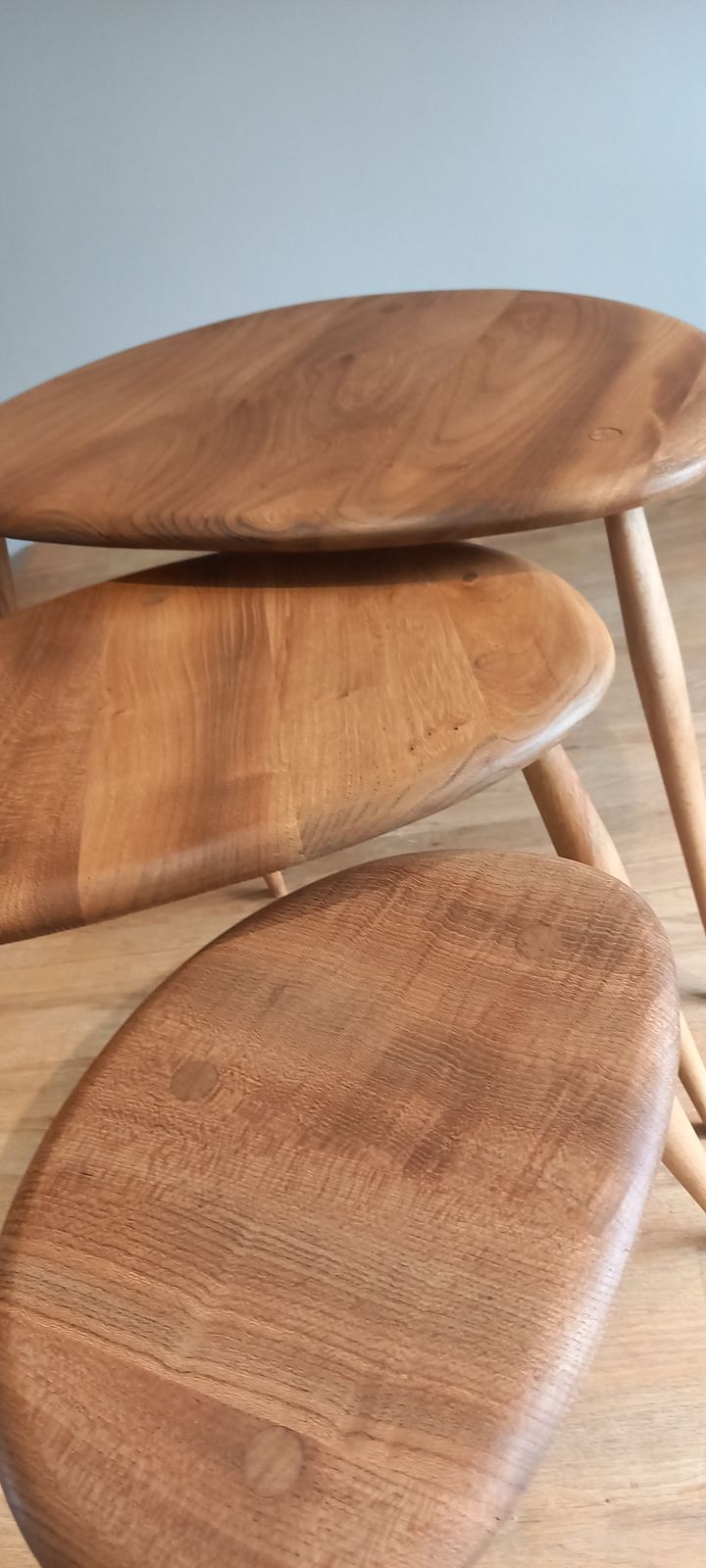 photo for sale Now Sold** Vintage Ercol Pebble Nesting Tables