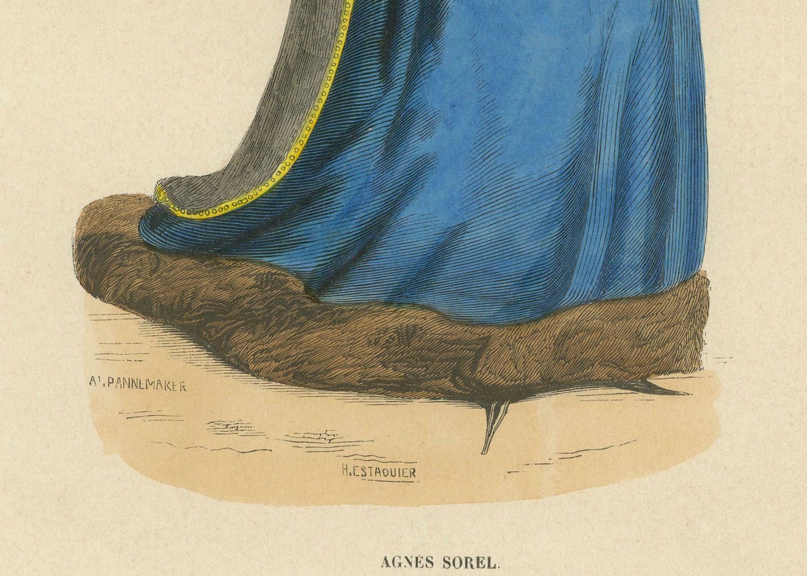 Agnes Sorel: Mistress Of Karel V And Grace Of The Royal Court, 1847 photo furniture