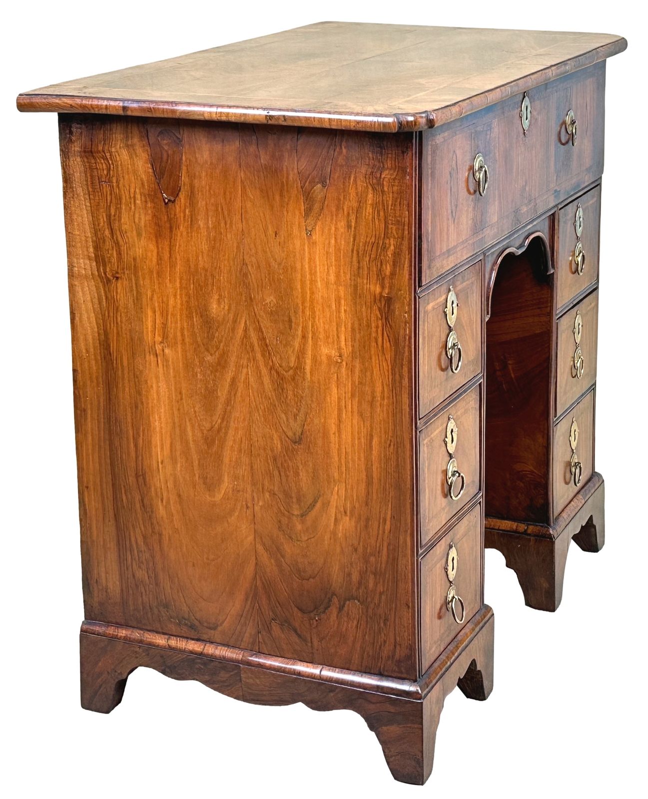 18th Century Walnut Kneehole Desk (England, Circa 1720) photo furniture