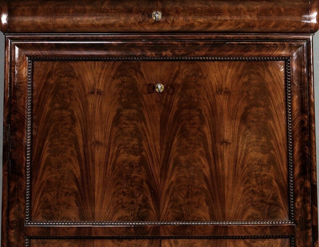 Small Mahogany Veneer Secretary, Restoration Period – Early 19th Century photo buy