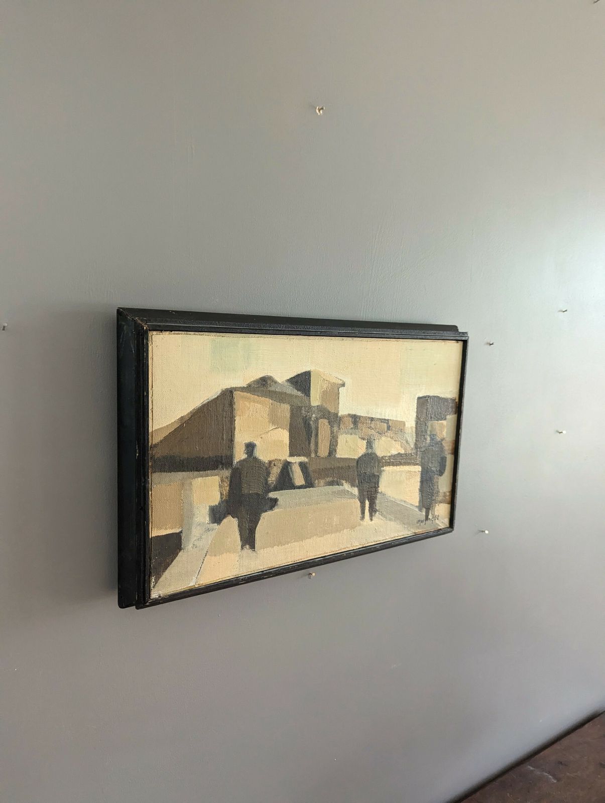 Spanish Walks Oil Painting, 21st Century photo for sale