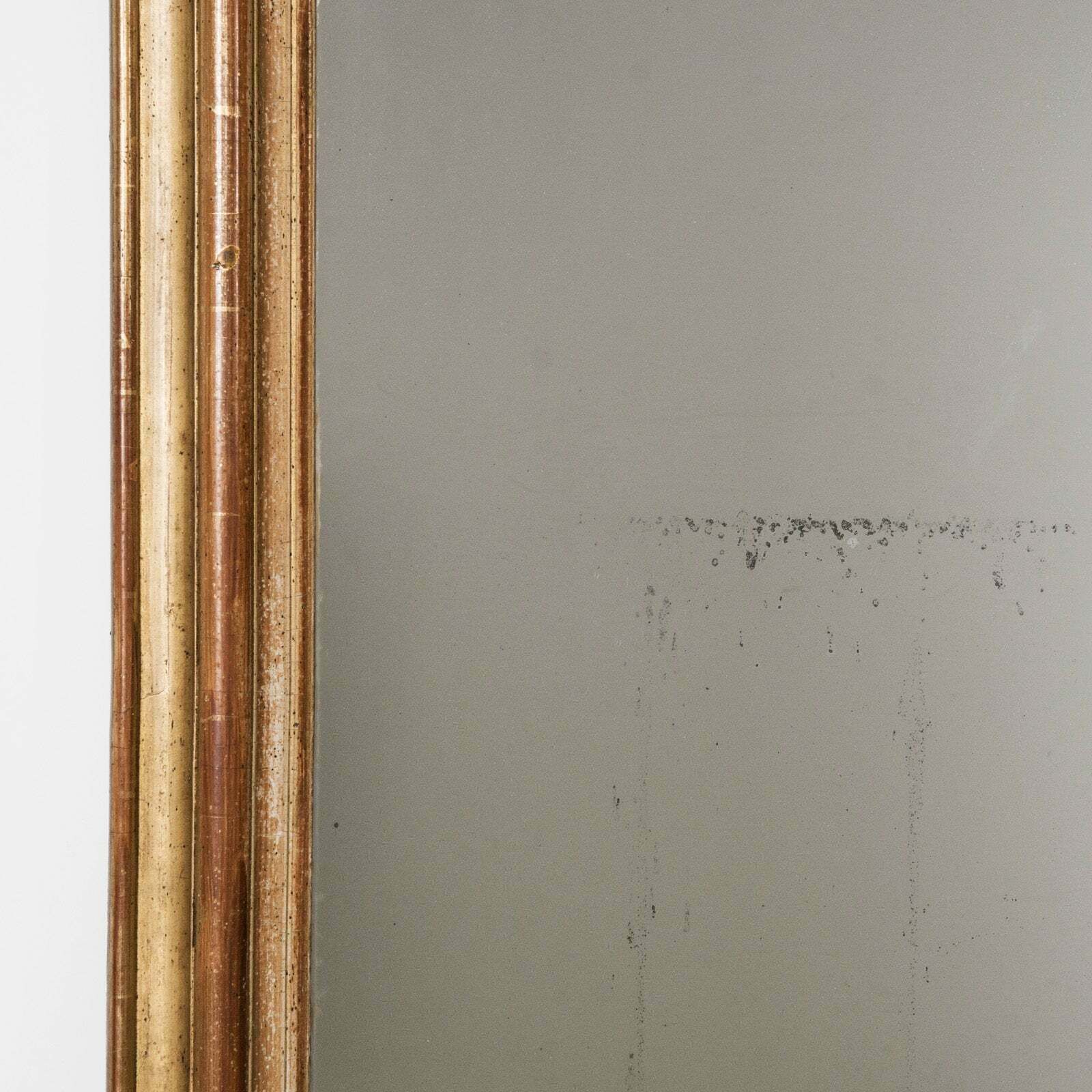 19th Century Antique French Louis Philippe Mirror With Small Crest photo buy