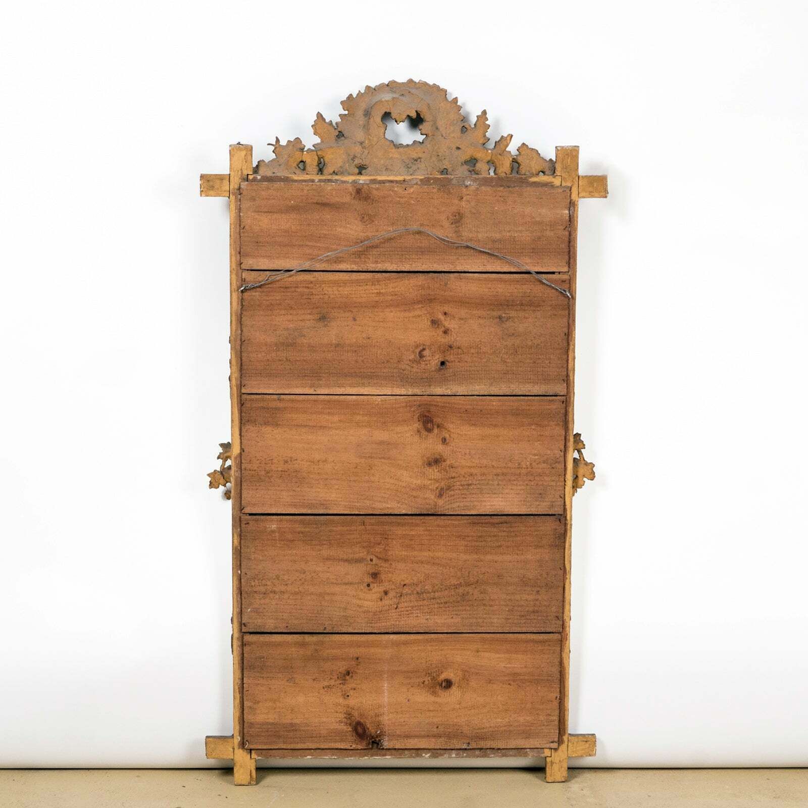 19th Century Antique French Faux Bois Bird's Nest Mirror photo buy