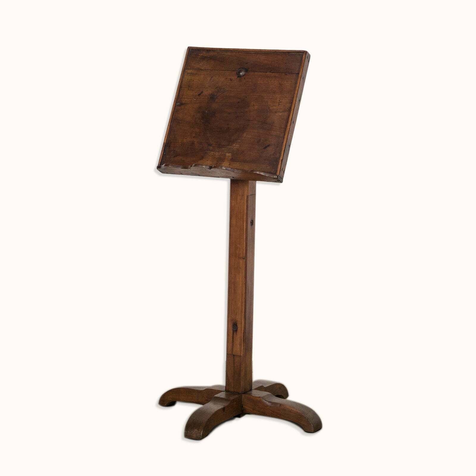 Antique French Fruitwood Reading Stand Or Book Stand