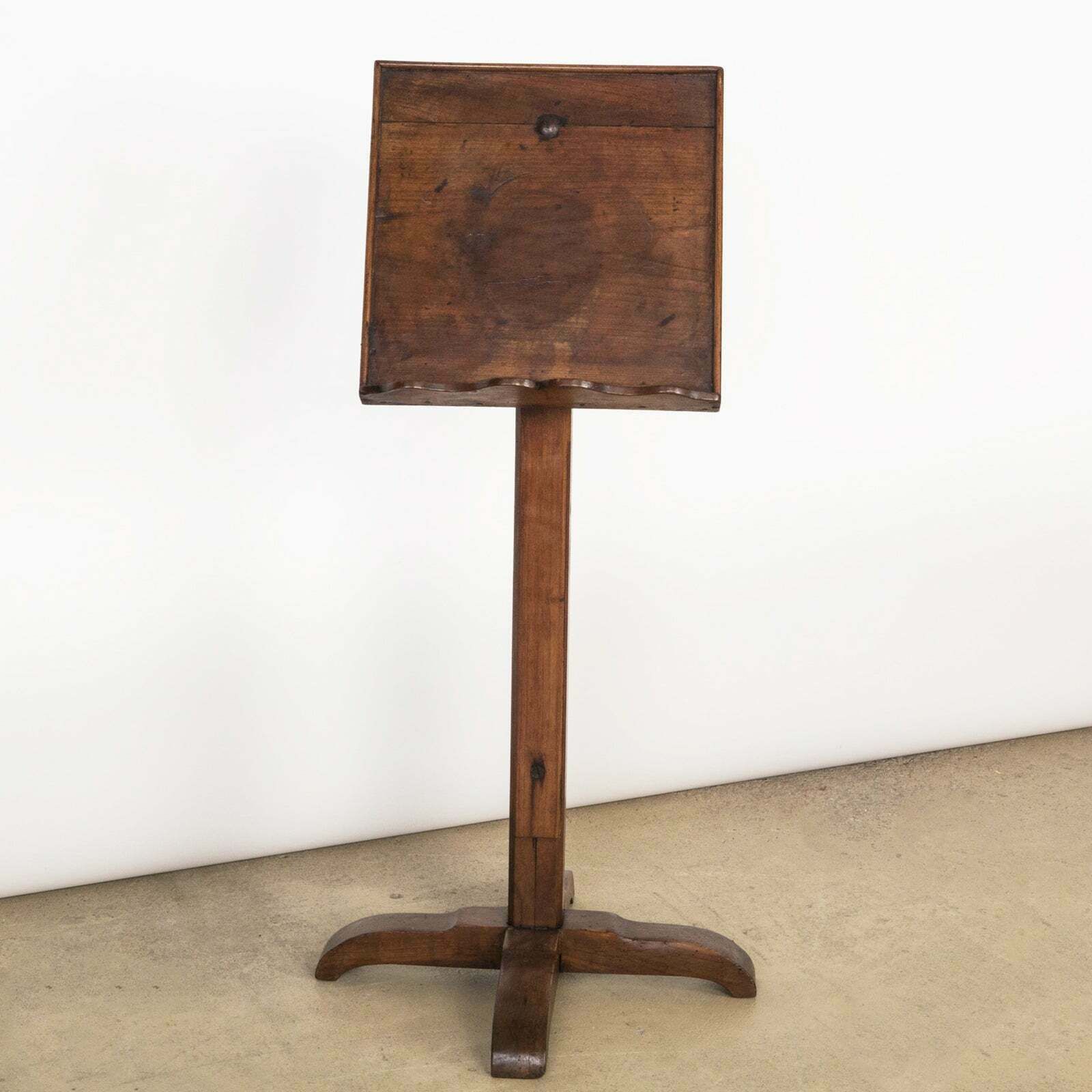 Antique French Fruitwood Reading Stand Or Book Stand photo furniture