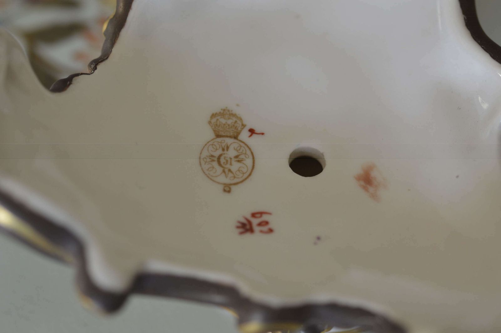 Home Decor A Stunning Pair 1885 Royal Worcester Porcelain Pedestal Dishes / Tazza photo