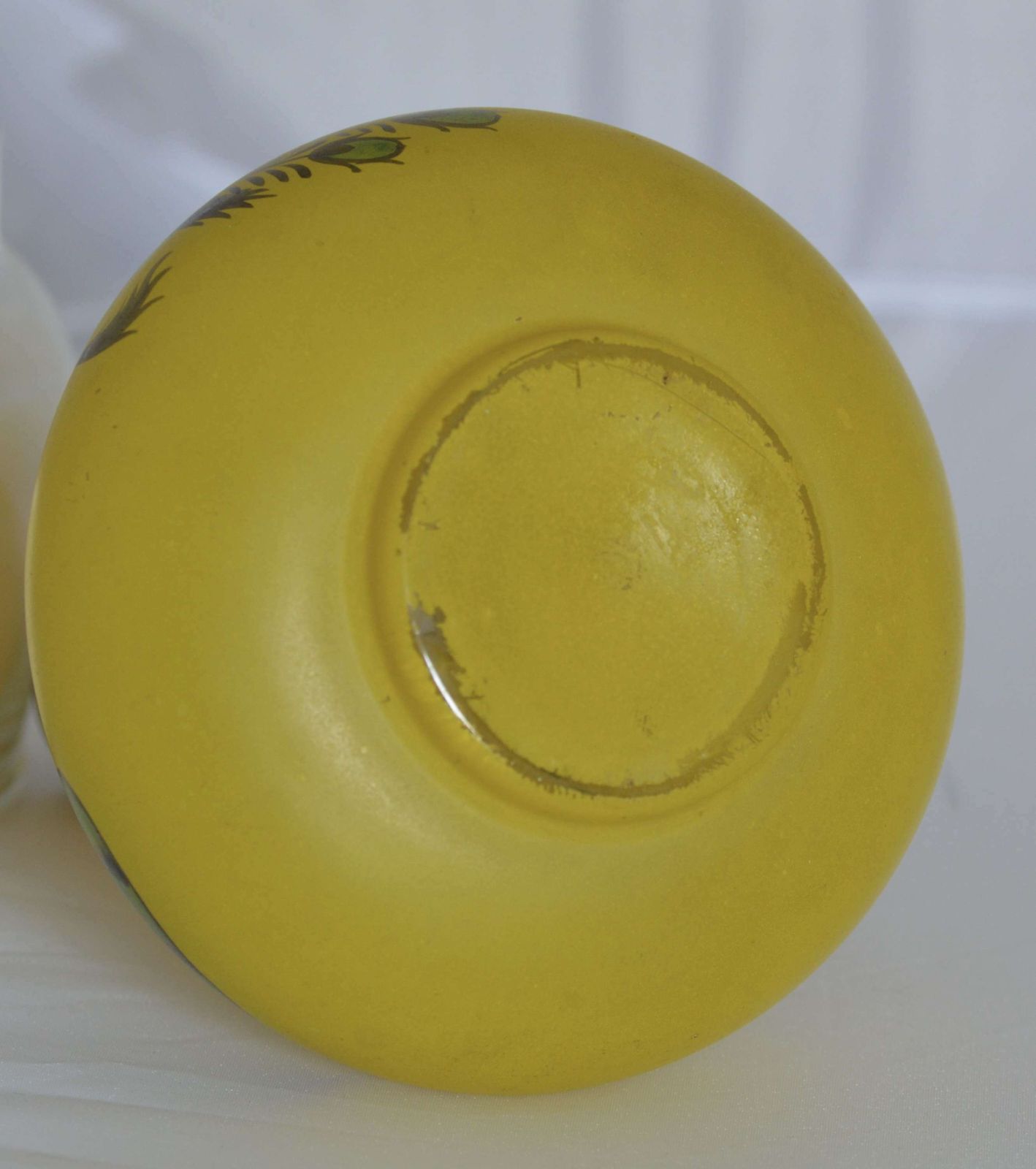 Art Deco Scailmont Glass Vase 1920 1949 photo vintage