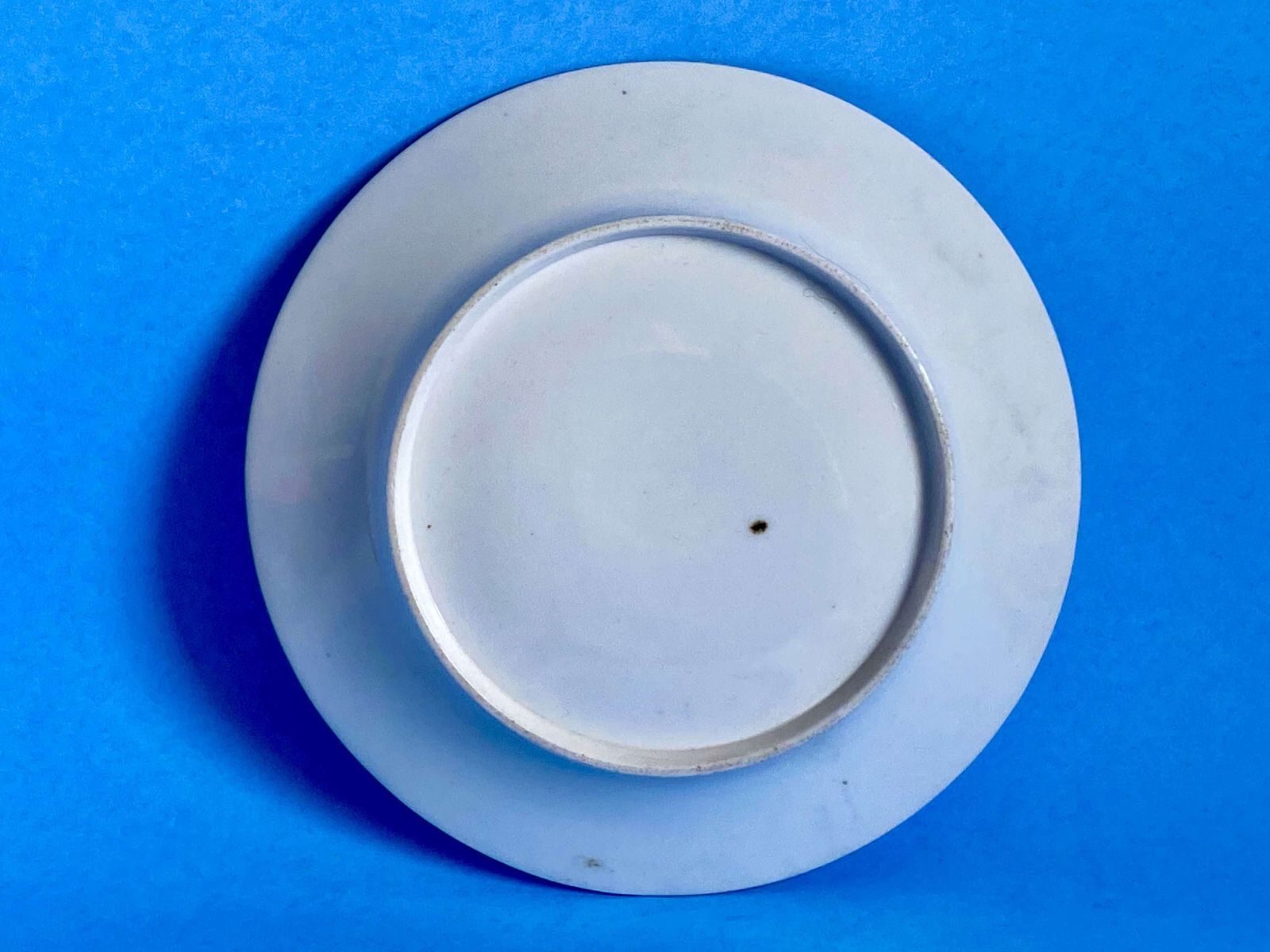 Set Of Four Swansea Porcelain Dessert Plates   Circa 1818 1820 photo vintage