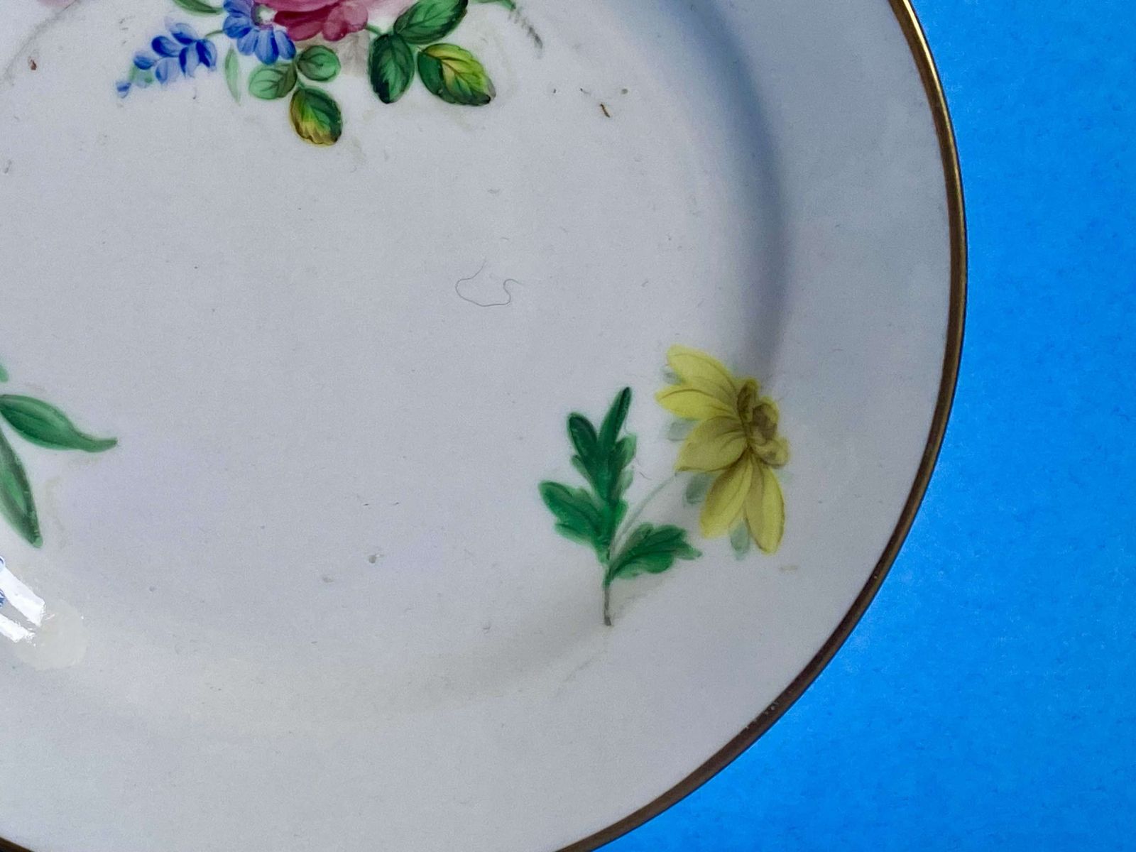 Home Decor Set Of Four Swansea Porcelain Dessert Plates   Circa 1818 1820 photo