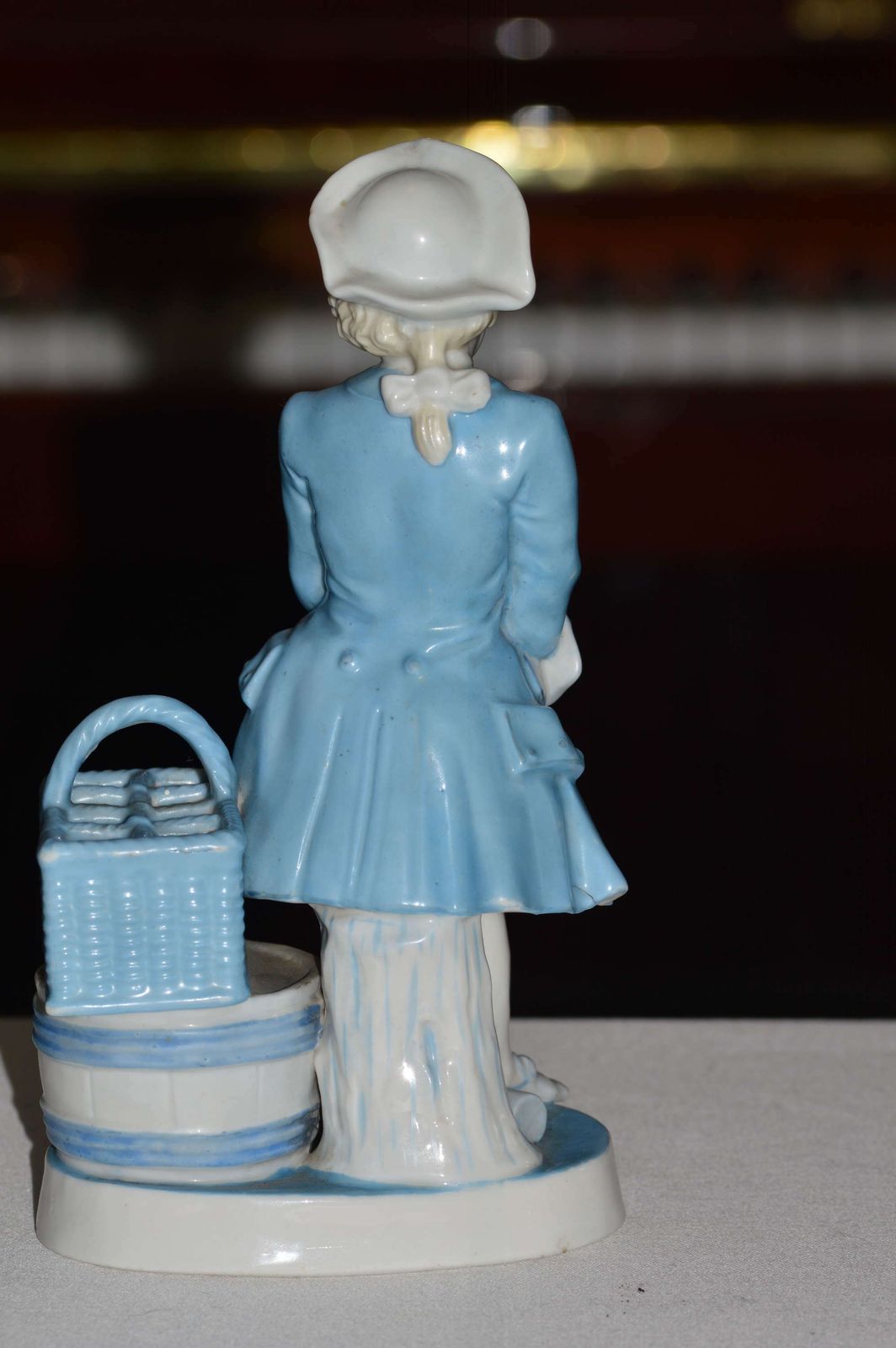 1887/1900 Sitzendorf Figurine Of Man Drinking Wine photo furniture