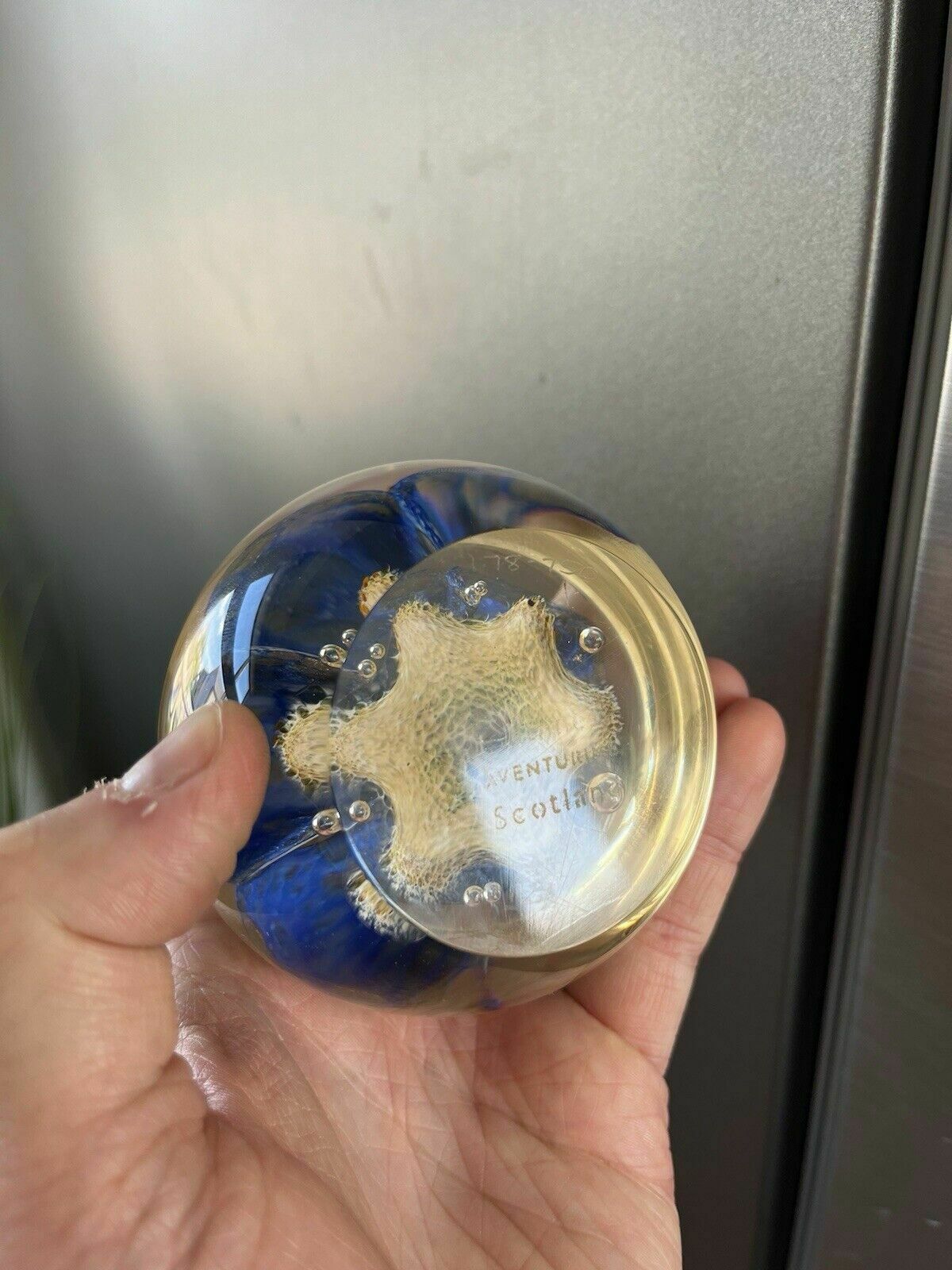 Rare Caithness Glass C1996 Aventurine Limited Edition 750 Paperweight Ct 1355 photo vintage