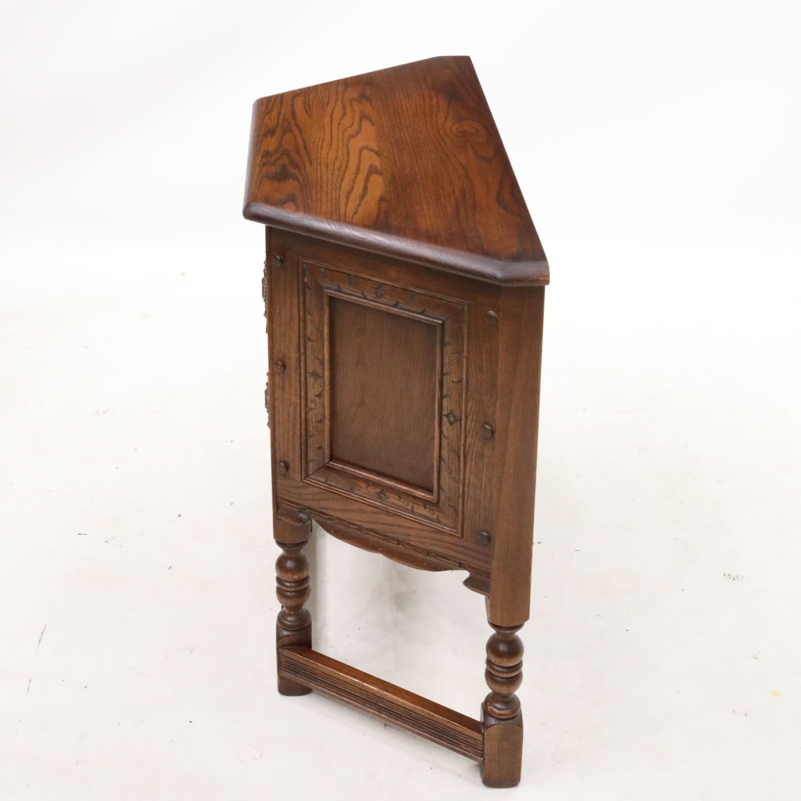 Old Charm Canted Table Finished In Tudor Brown Free Uk Delivery* photo for sale