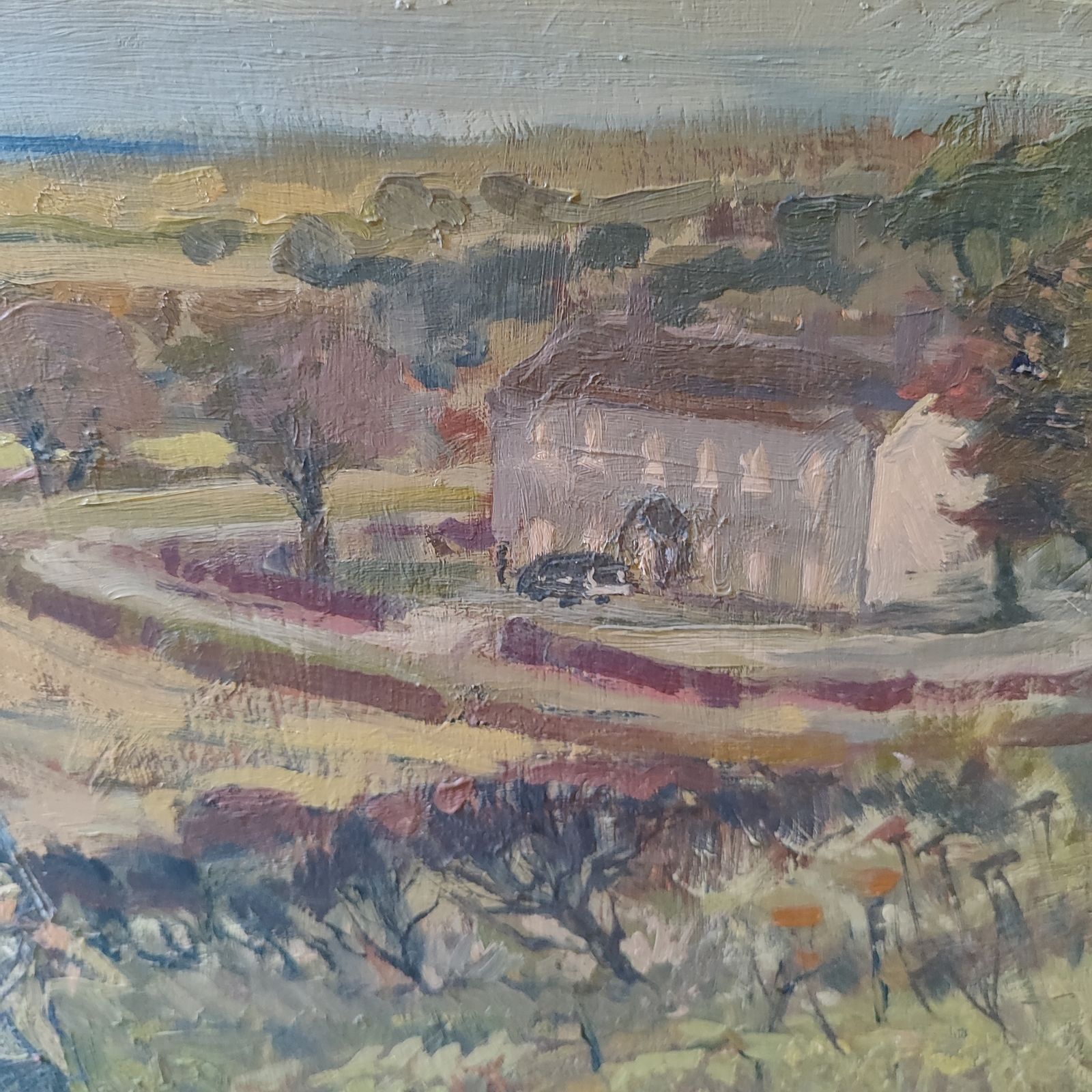 450.0 Original Art By Jack Fieldhouse: Countryside Shooting Scene photo
