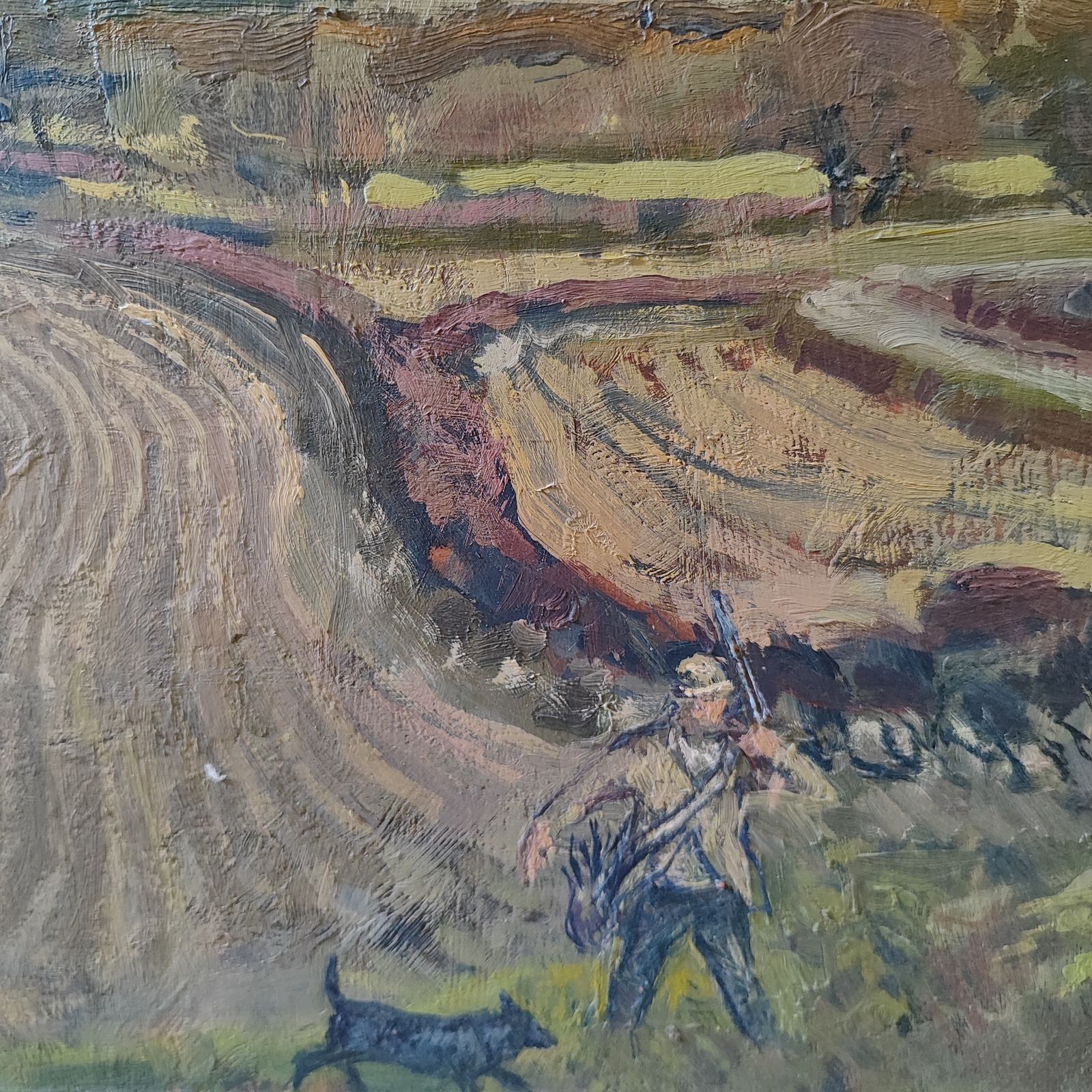 photo vinterior Original Art By Jack Fieldhouse: Countryside Shooting Scene