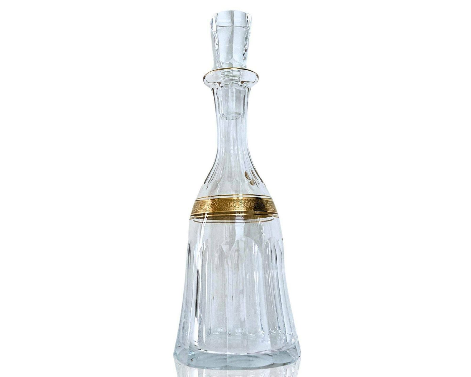Crystal Decanter Gold | 1pcs | 24k By Theresienthal (Minton Borte)