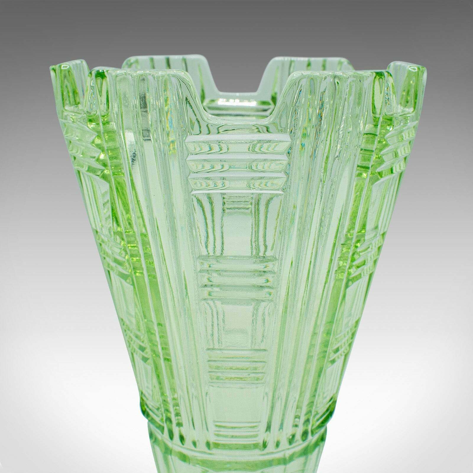 photo furniture Tall Vintage Sharing Sundae Cup, English, Art Glass, Dessert Server, Circa 1930