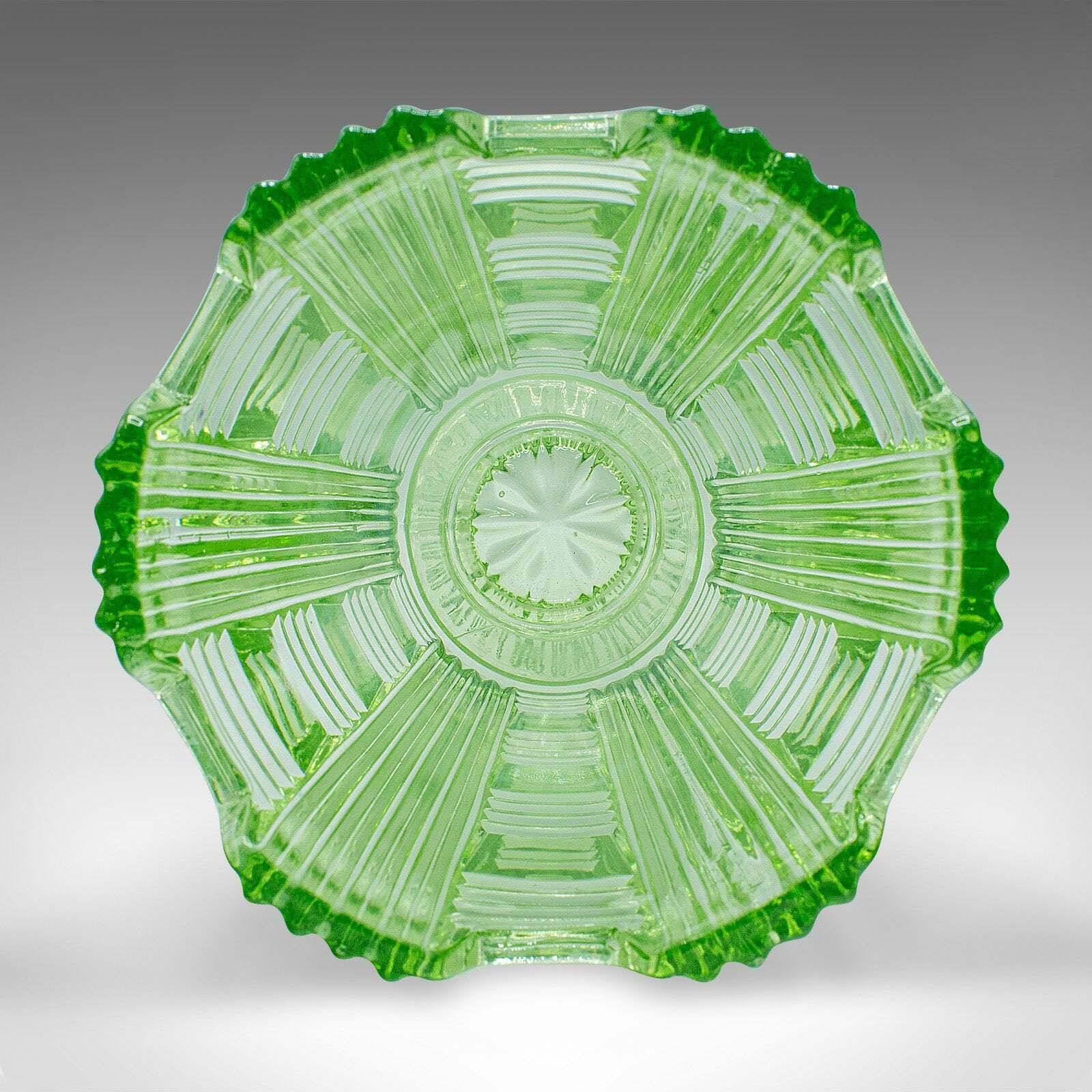 photo for sale Tall Vintage Sharing Sundae Cup, English, Art Glass, Dessert Server, Circa 1930