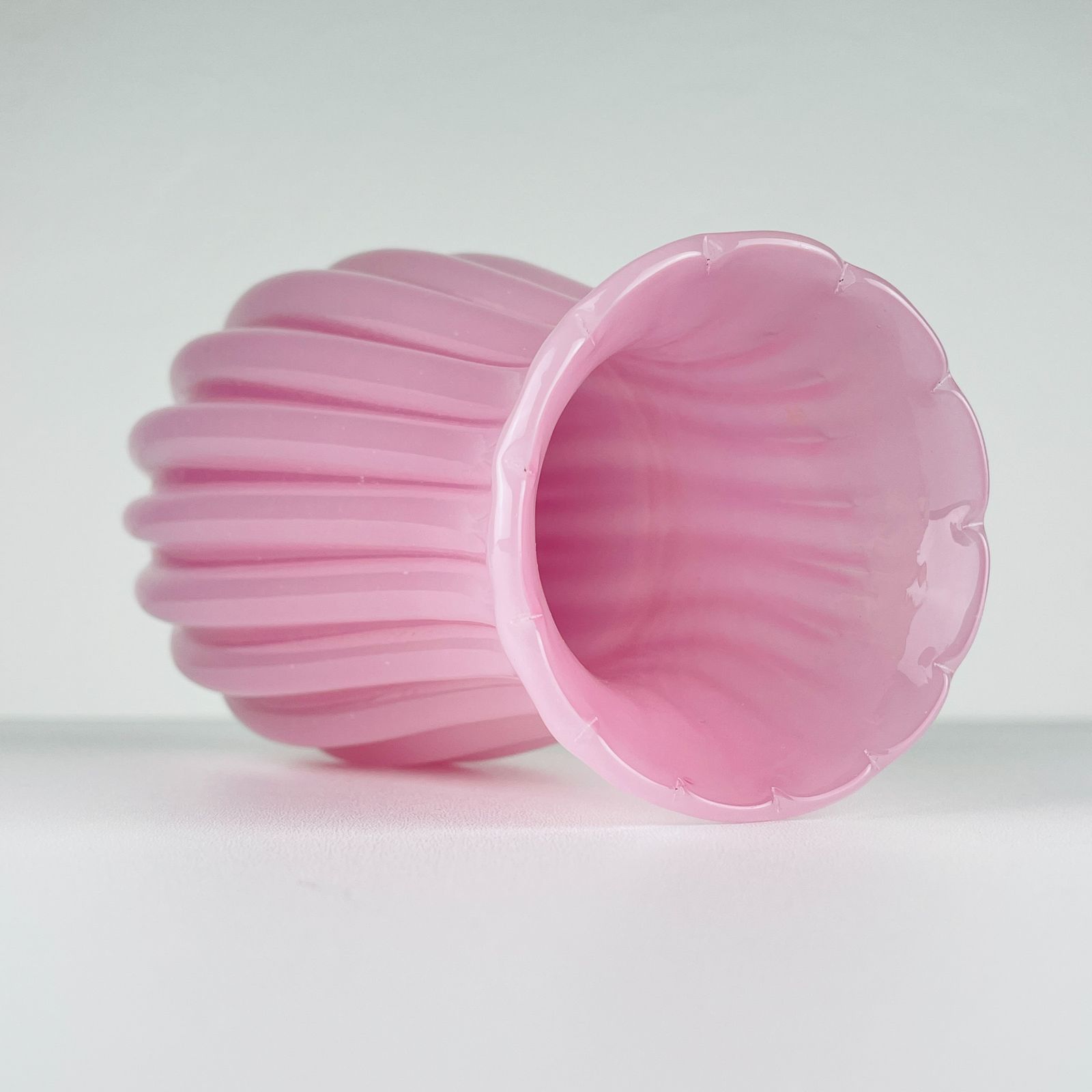Vintage Pink Vase By Archimede Seguso, Italy 1950s photo 440.0