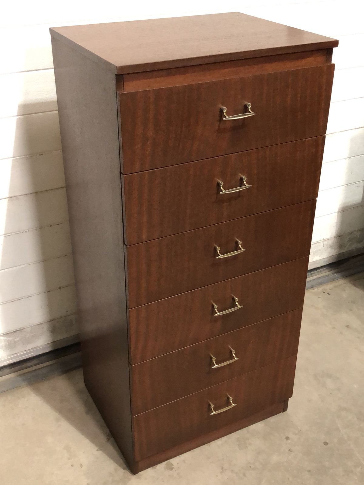 Mid Century Retro Tallboy Chest / Tallboy Chest Of Drawers By Remploy photo buy