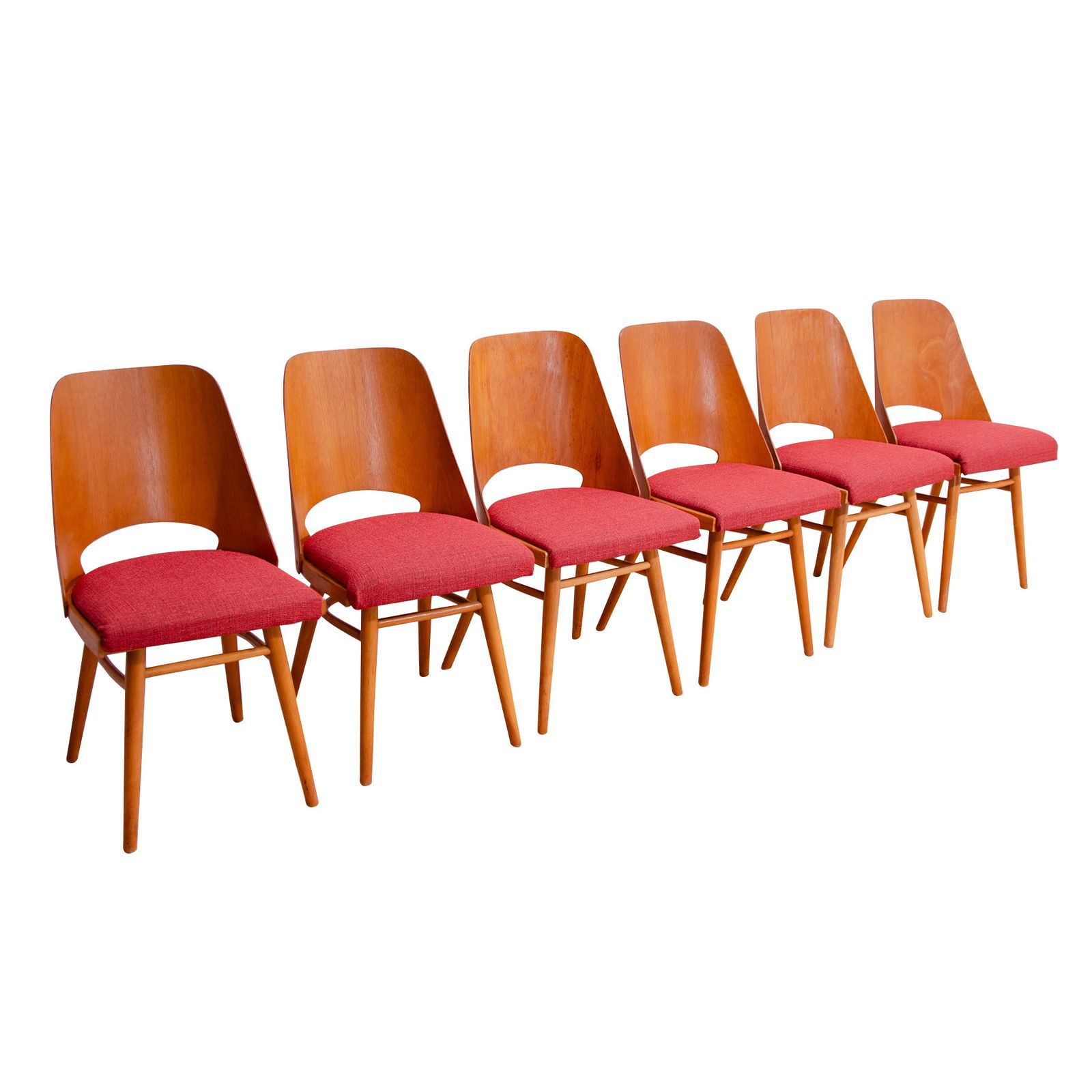 Mid Century Dining Chairs By Radomír Hofman, 1960´S, Set Of 6 photo furniture