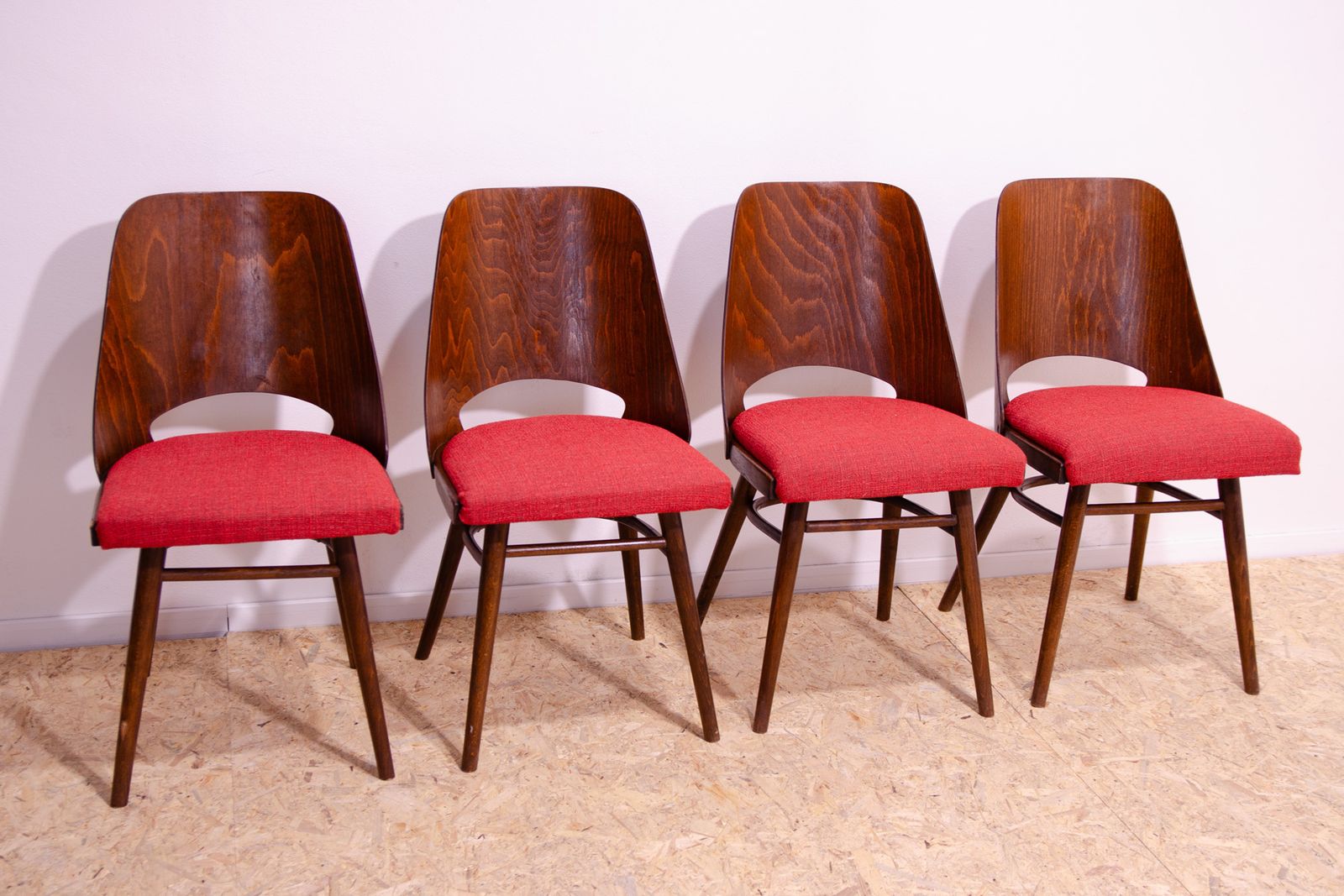 Mid Century Dining Chairs By Radomír Hofman, 1960´S, Set Of 4 photo furniture