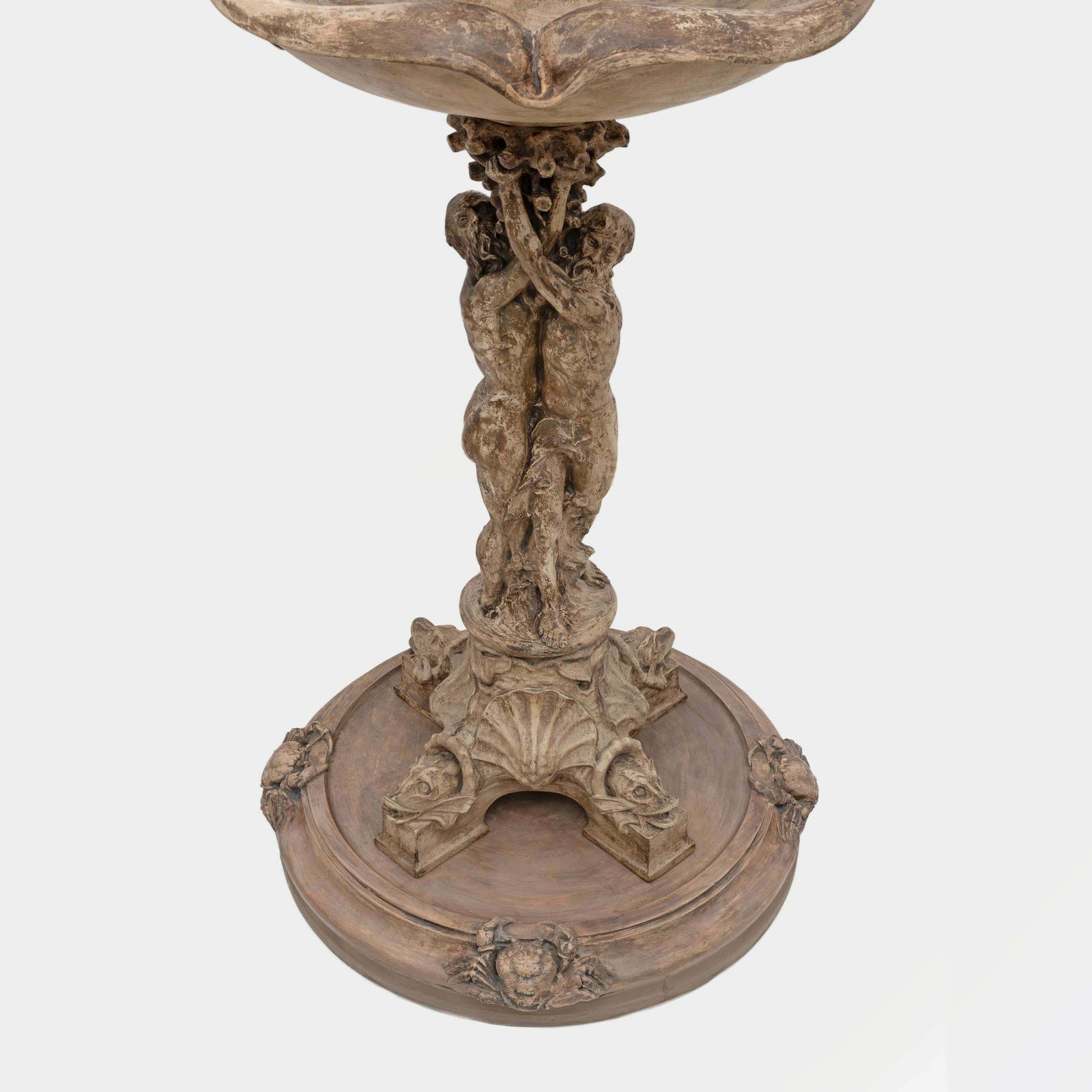 Neo Renaissance Italian Terracotta Fountain. Tuscany, Early 19th Century photo furniture