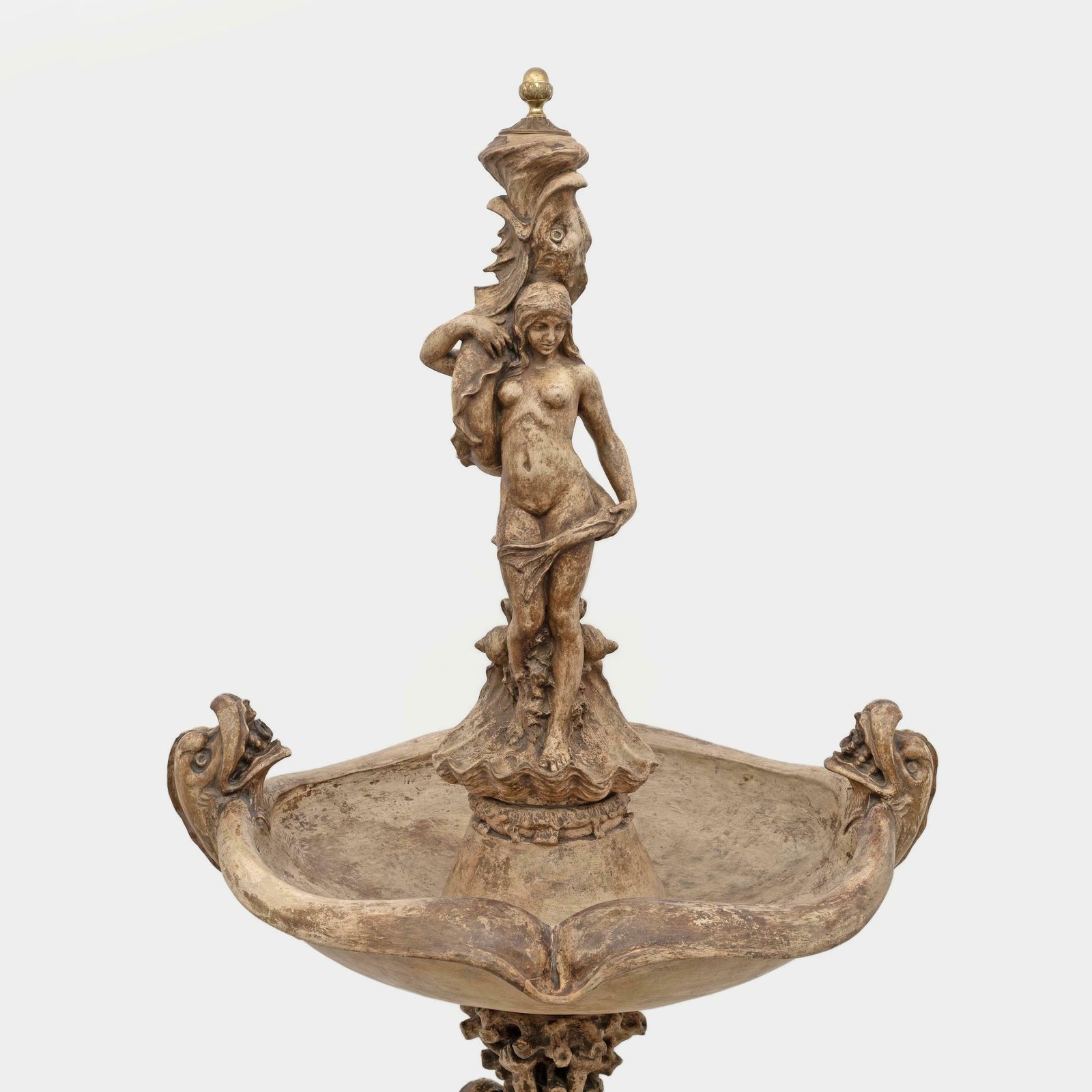 Neo Renaissance Italian Terracotta Fountain. Tuscany, Early 19th Century photo Home Decor