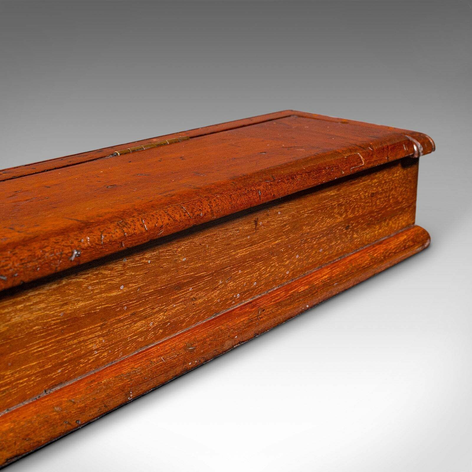 875.0 Antique Naval Architect's Desk Tidy, English, Executive Organiser, Victorian photo