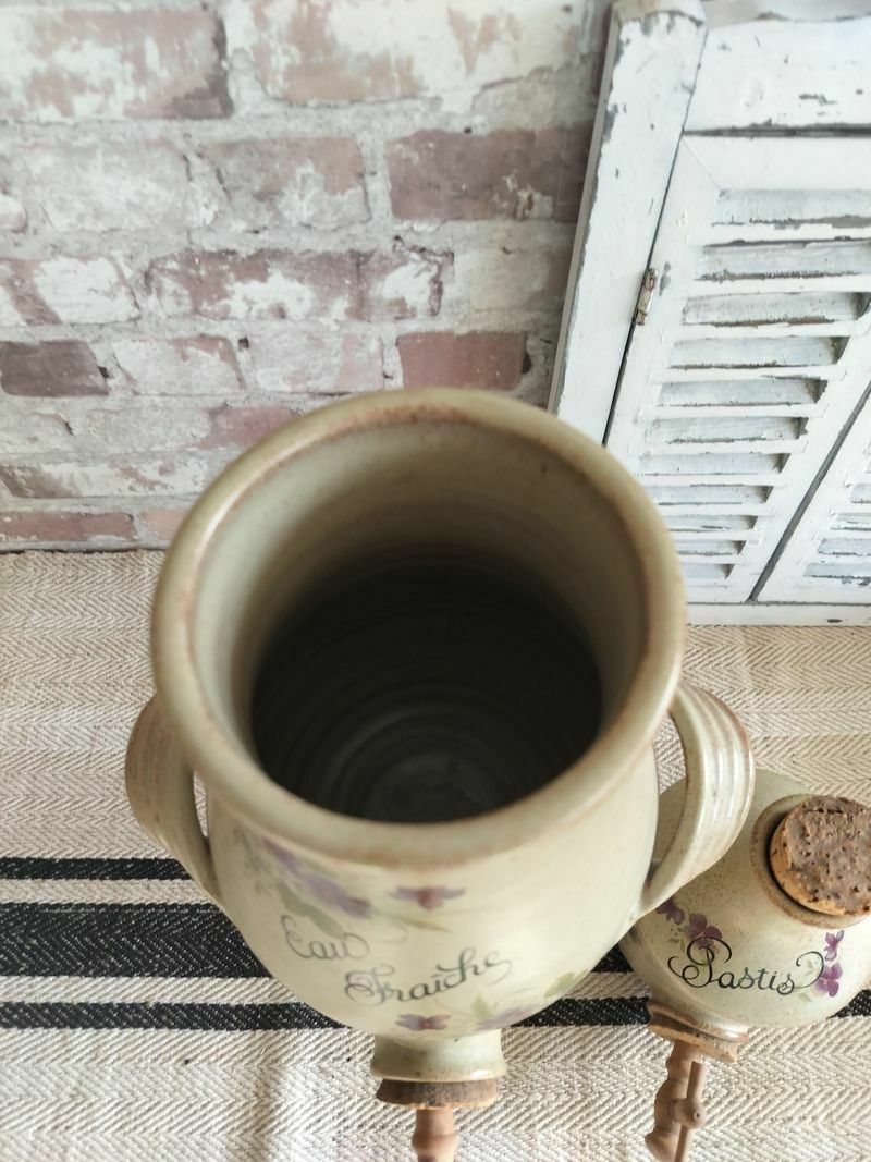 photo furniture Vintage Stoneware Pastis & Water Fountain