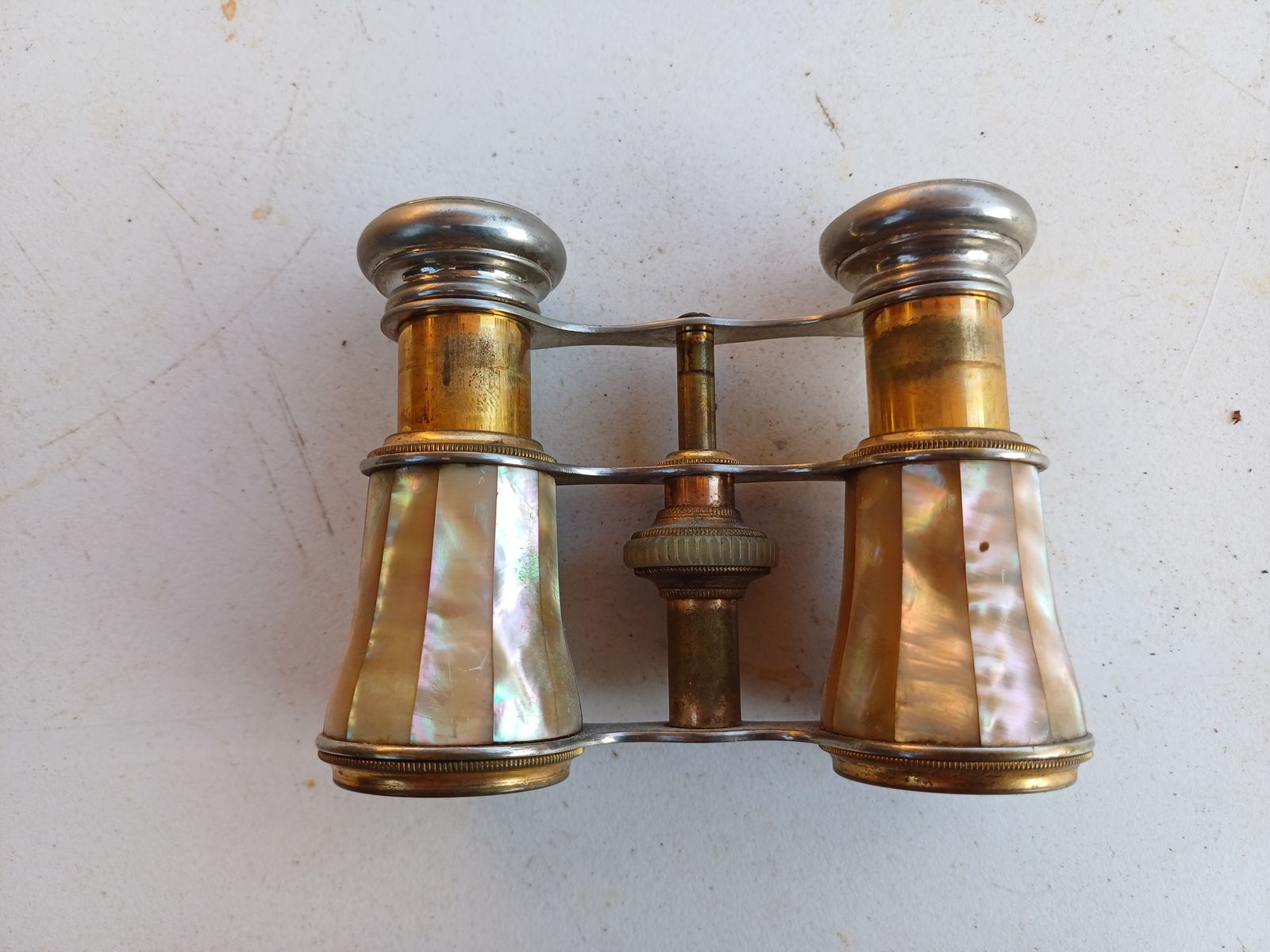 photo vintage 4 Old Theater Binoculars, 1900s
