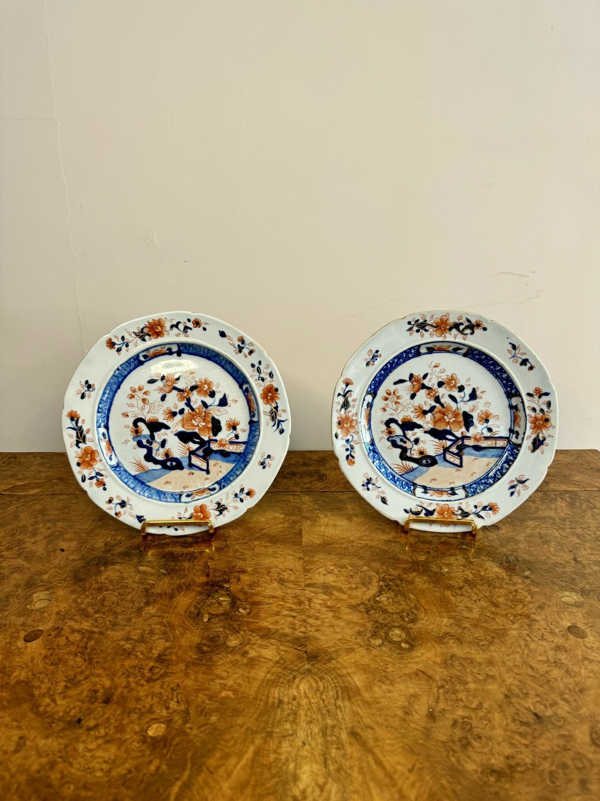 Quality Pair Of 18th Century Chinese Plates photo furniture