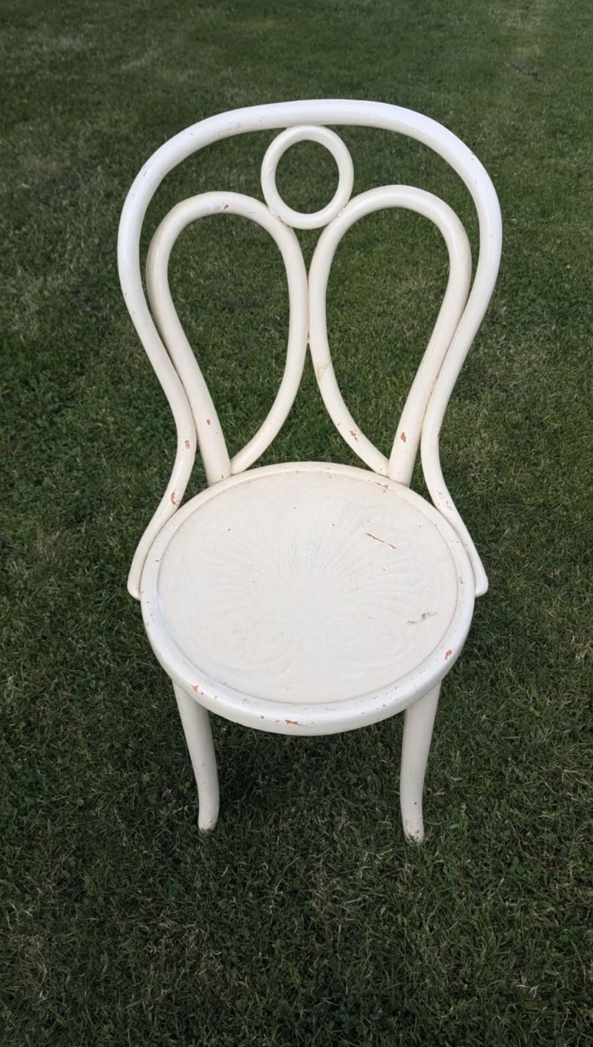 Austrian Bentwood Vintage Angel Chair & Stool” No. 36 By Jacob & Josef Kohn 1910 photo 225.0