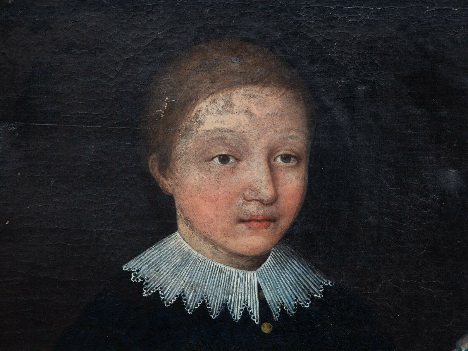Late 18th/Early 19th C. Portrait In Oil From France Of A Brother & Sister photo for sale