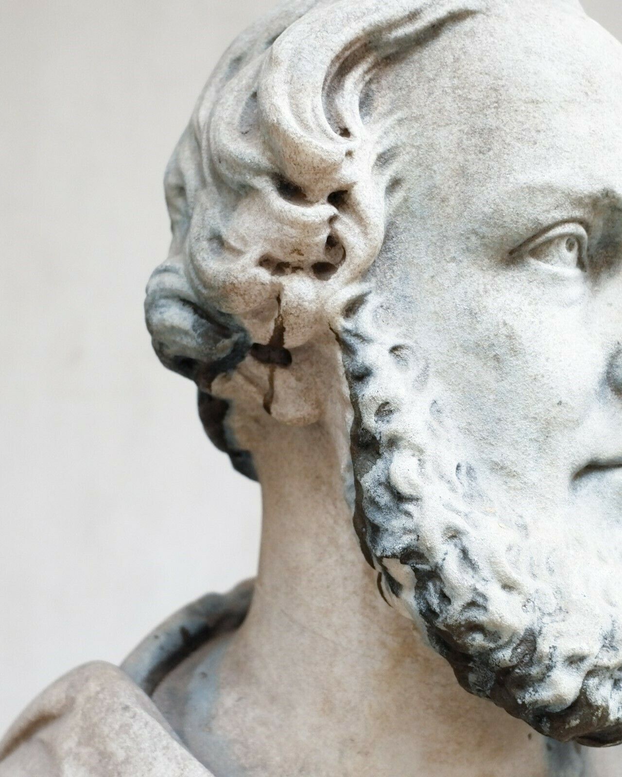 Important Signed 19c.Marble Bust Of Sir George Gilbert Scott By Giovanni Fontana photo vintage