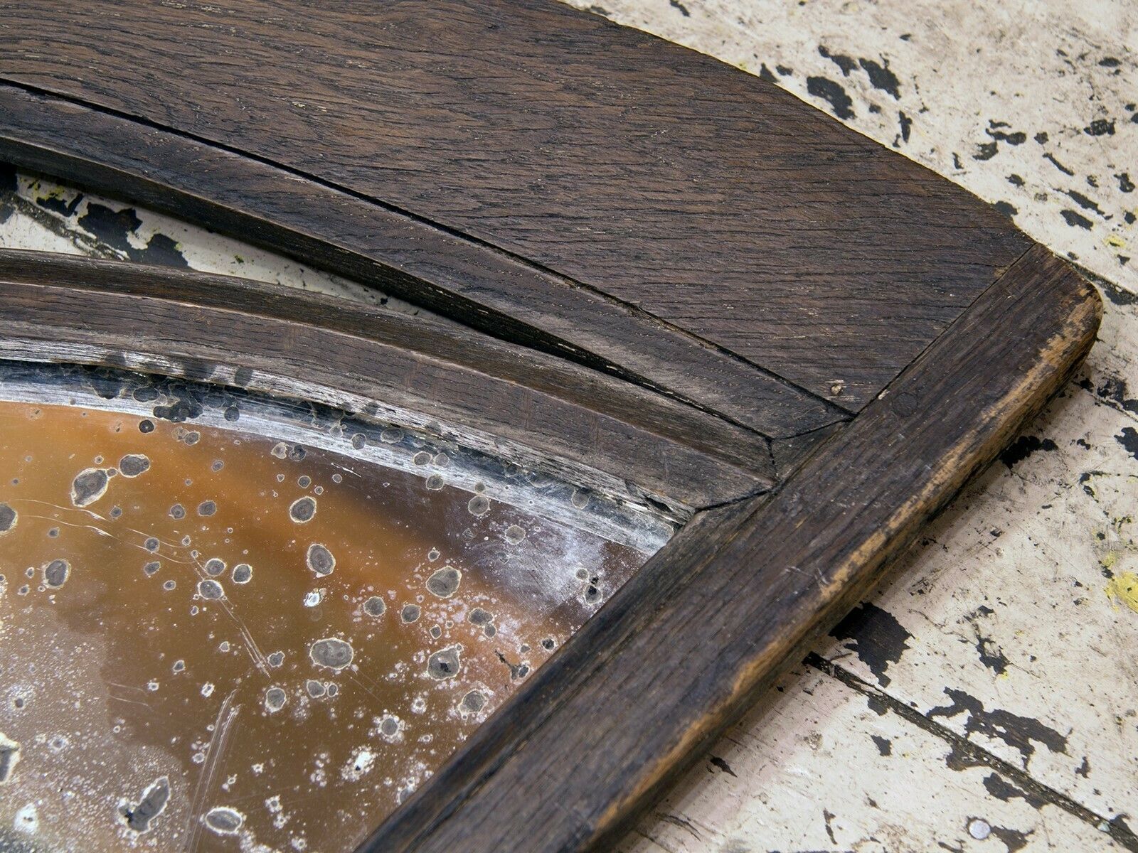 19th C. Architectural Apex With Inset Mirrors photo furniture