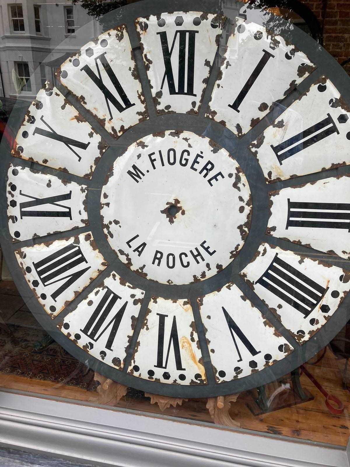 Tower Clock Face From Southern France photo for sale