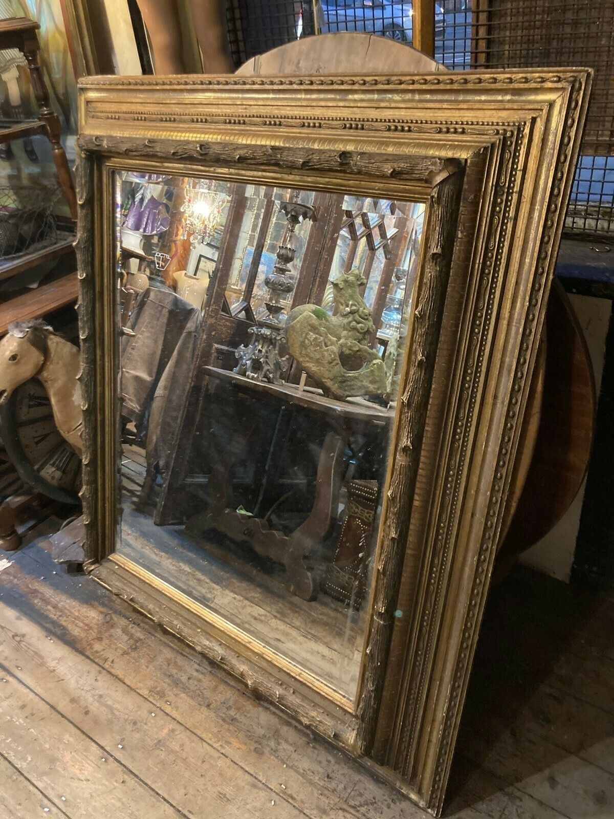 Hunting Lodge Mirror From Scotland photo 2500.0
