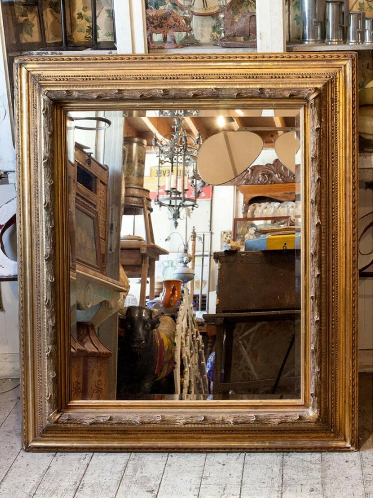 Hunting Lodge Mirror From Scotland photo furniture