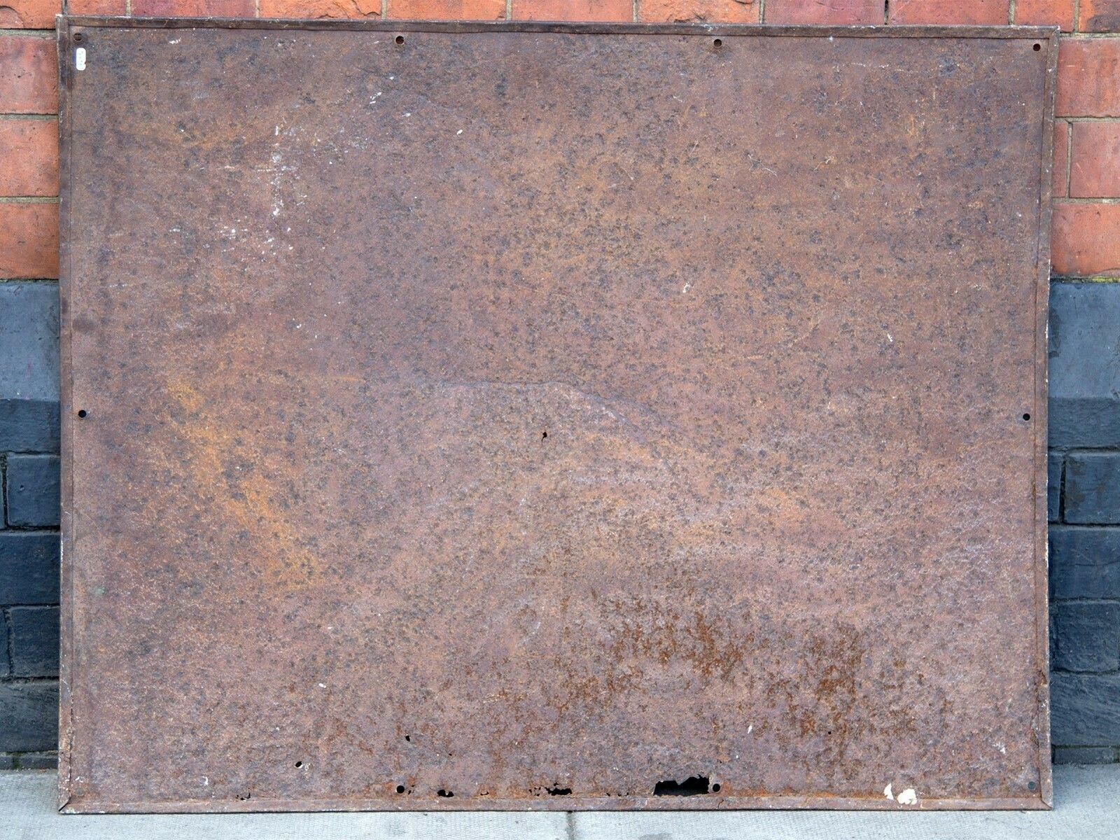 Hand Painted Antique Advertising Sign From France photo vinterior