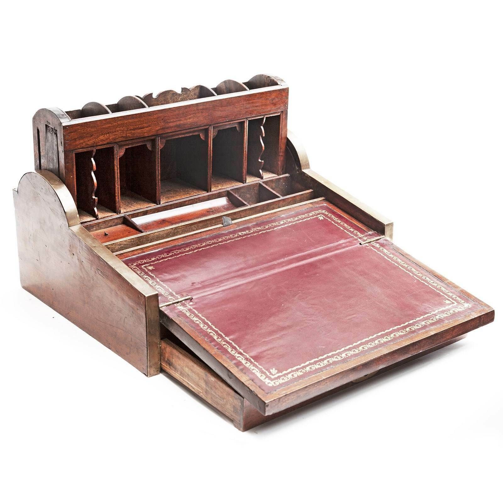 Late 19th Century Camphorwood Writing Box Made In British Imperial India