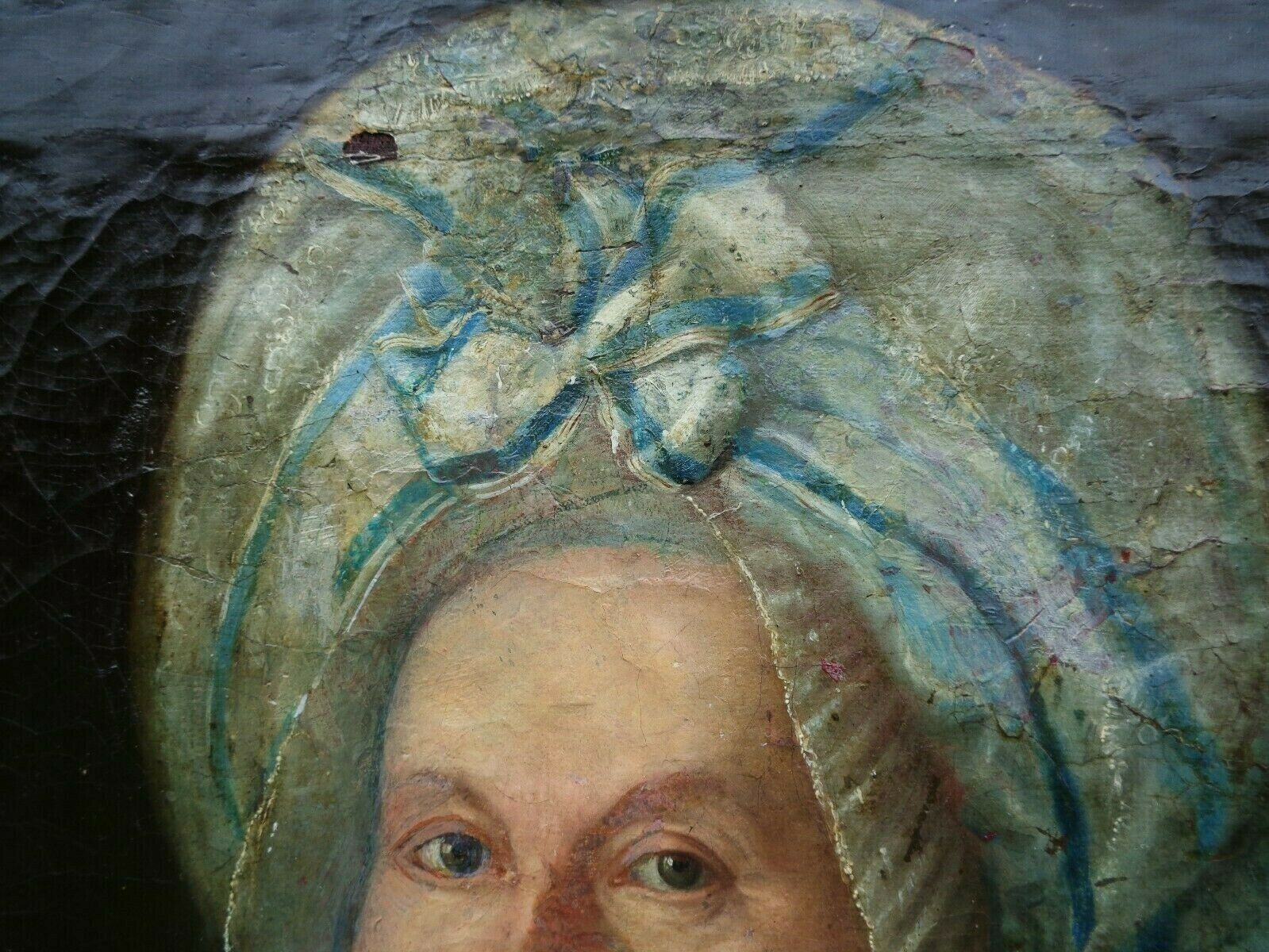 Fine Portrait In Oil Of 18thc. French 'Noble' Woman photo 1275.0