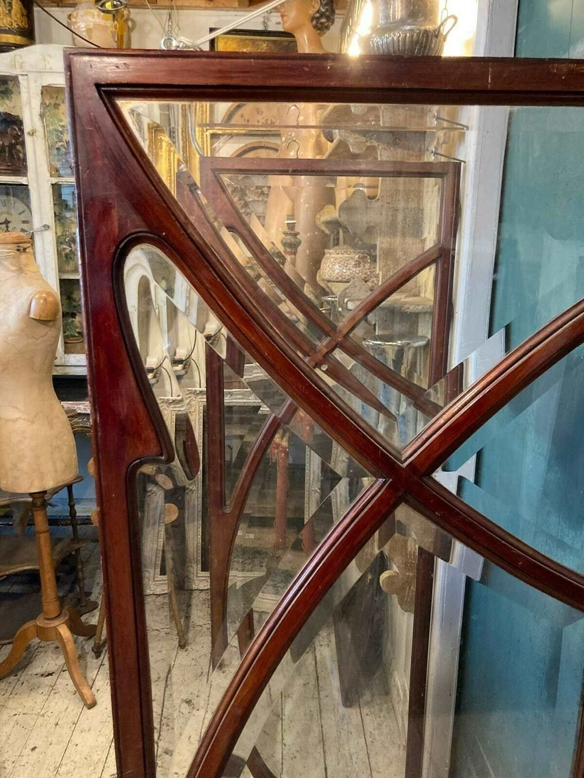 19th C. Art Nouveau Style Pharmacy Cabinet Doors From Scotland photo Home Fixtures