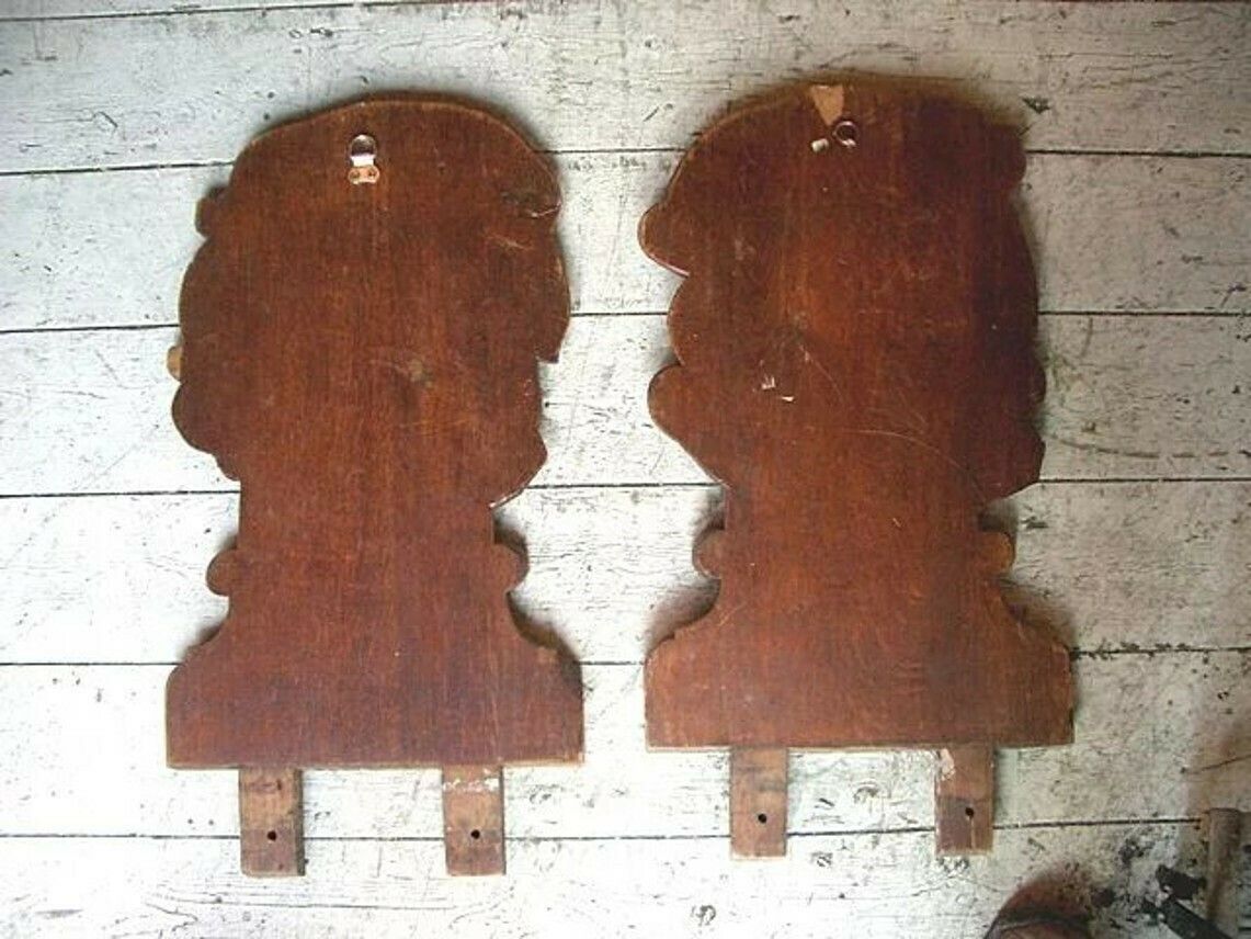 Pair Of 19th C Carved Art Shop Plaques Of Raphael & Teniers photo 850.0